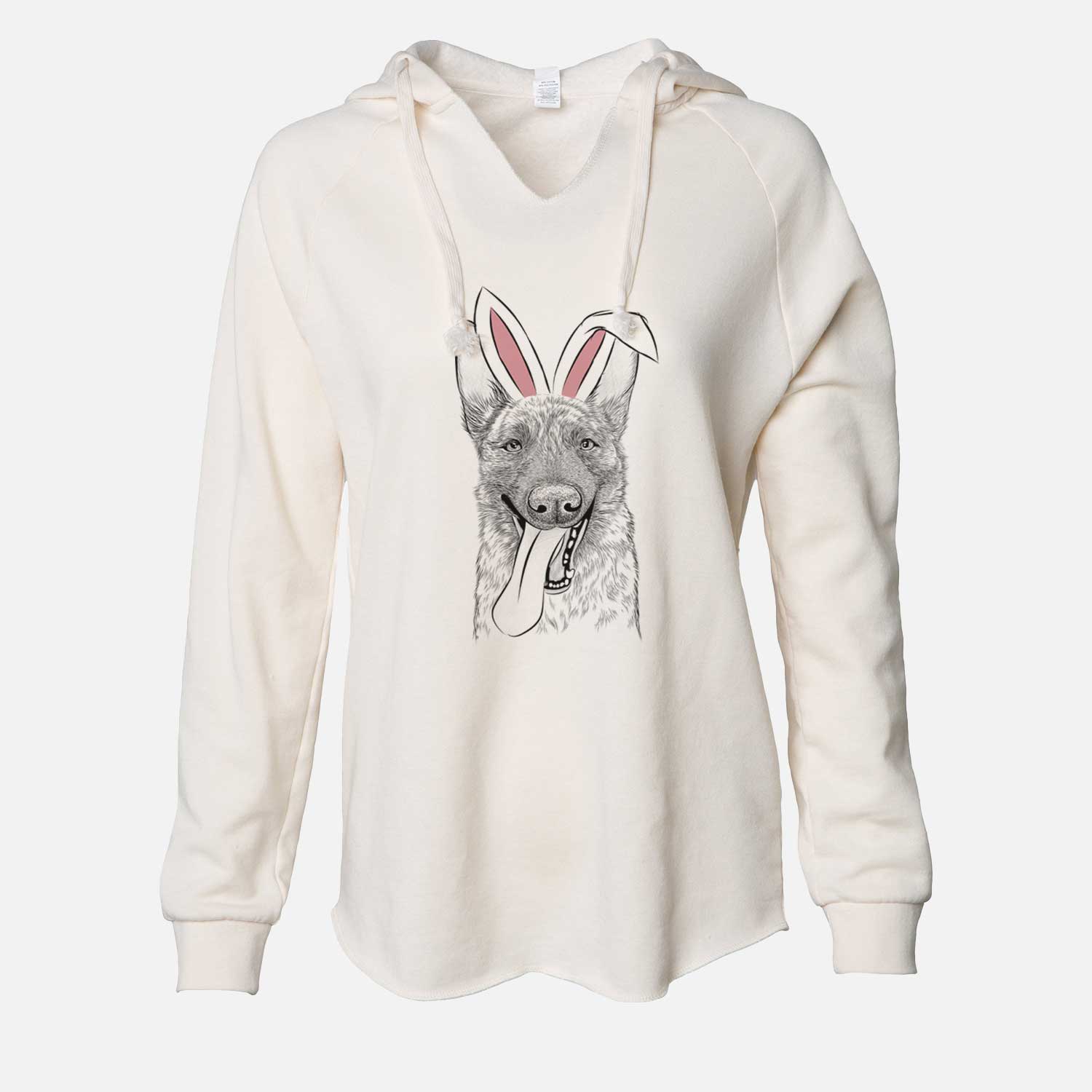 Easter Bessa the Dutch Shepherd - Cali Wave Hooded Sweatshirt