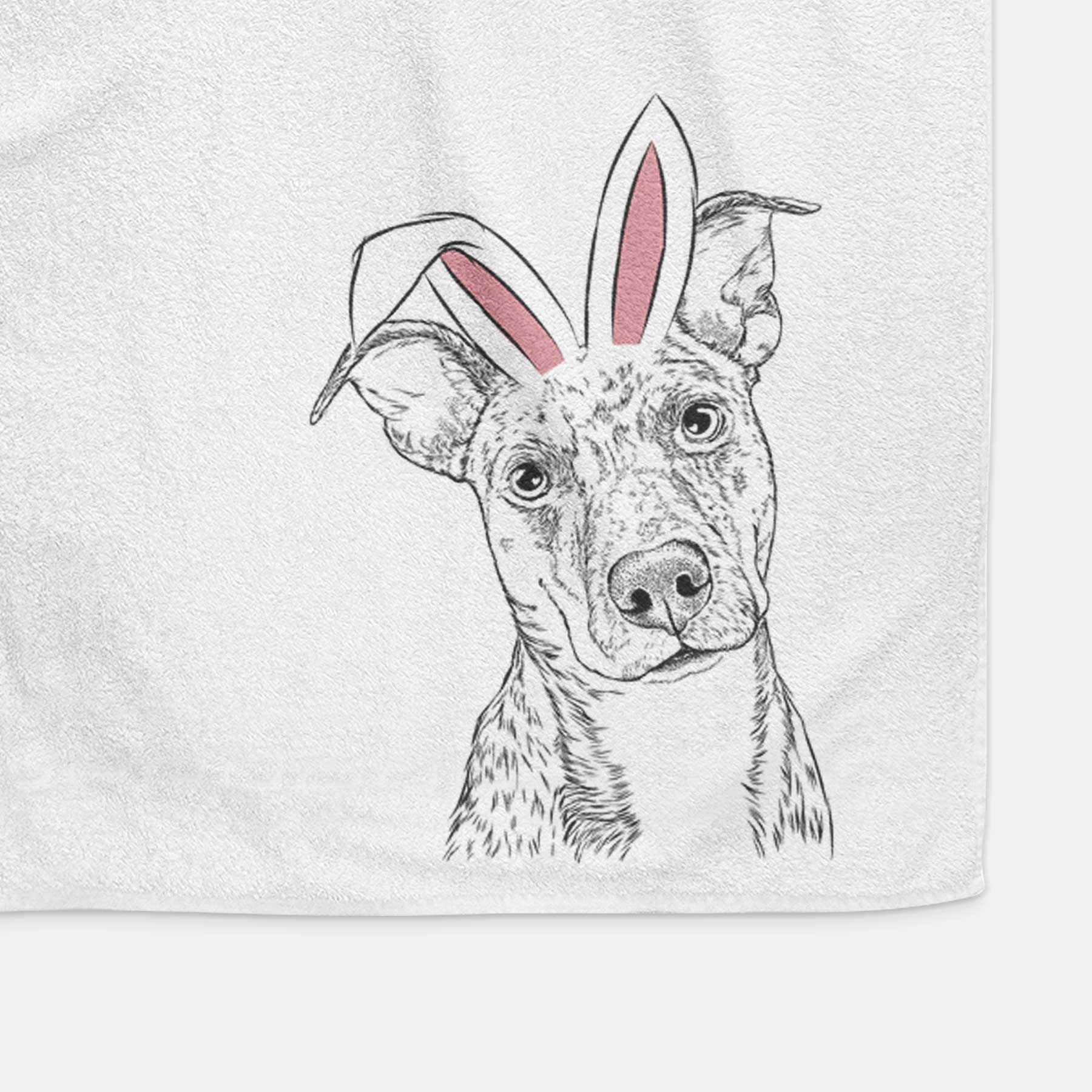 Bianca the Mixed Breed Decorative Hand Towel