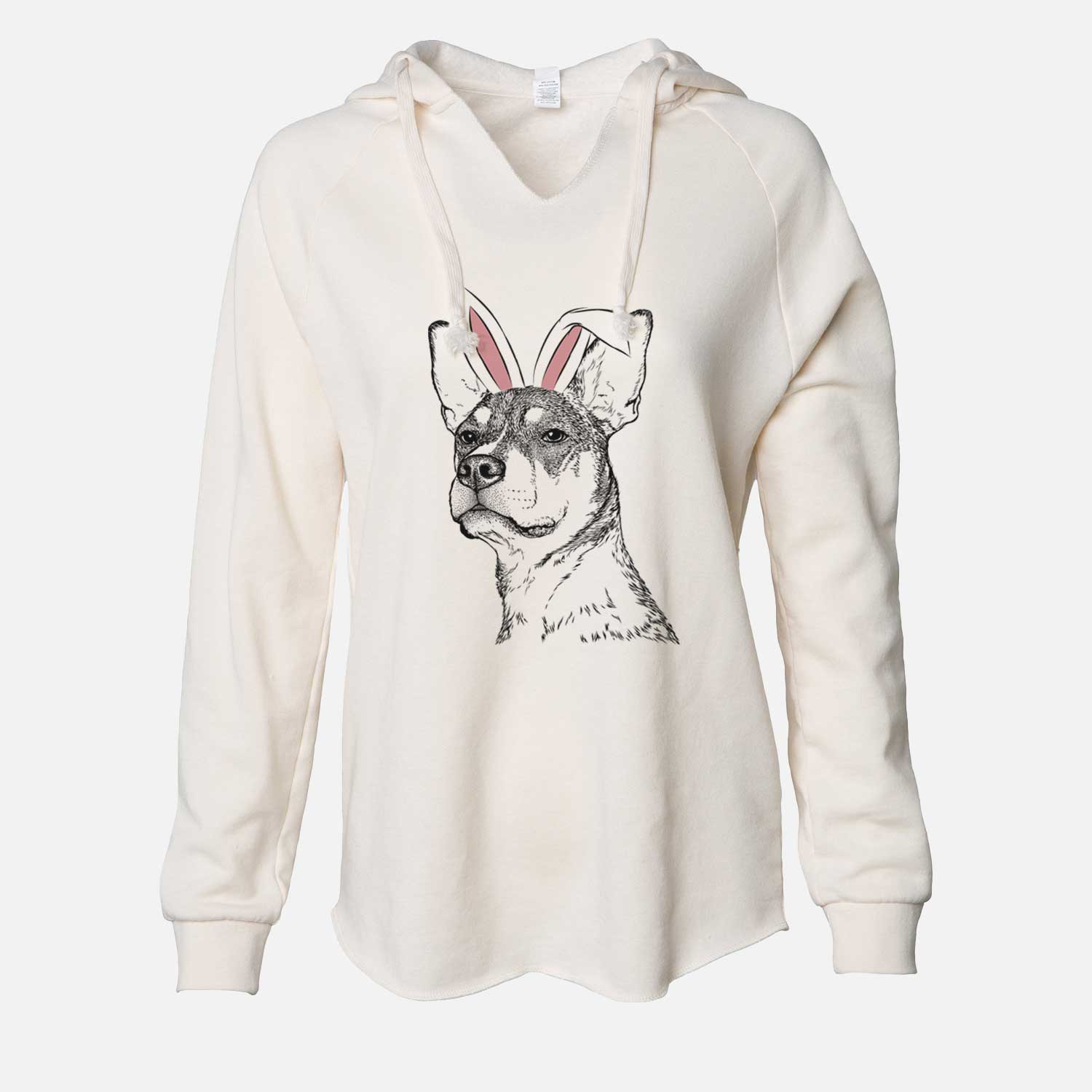 Easter Bill the Heeler Mix - Cali Wave Hooded Sweatshirt