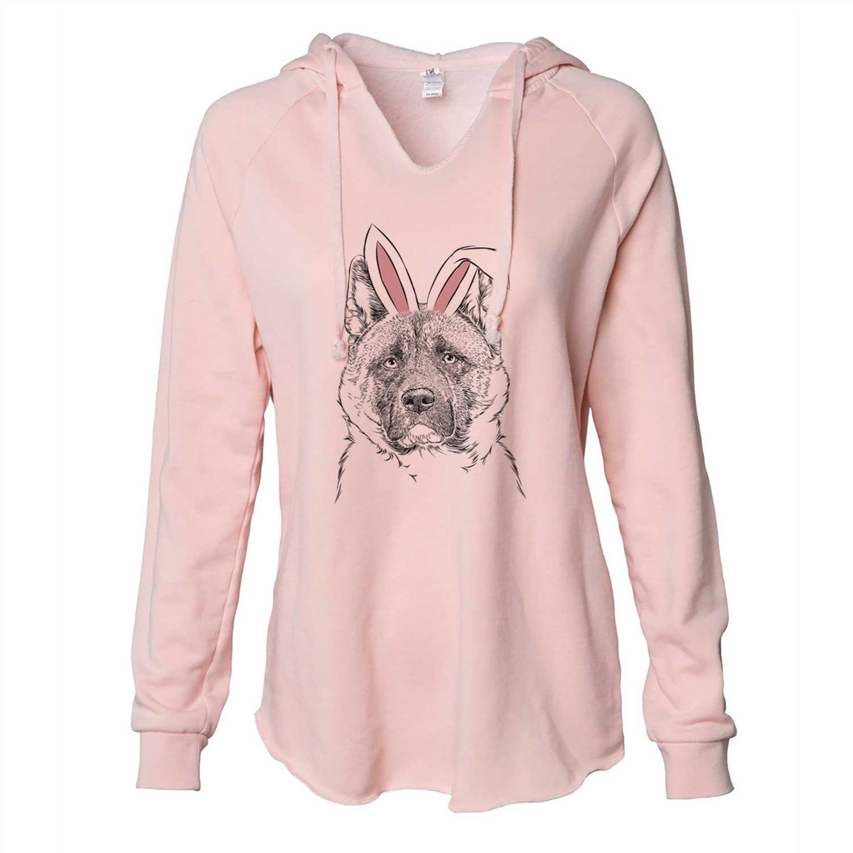 Easter Bo the American Akita - Cali Wave Hooded Sweatshirt
