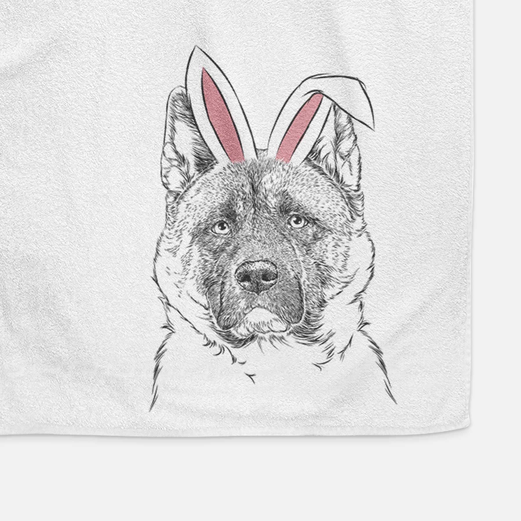 Bo the American Akita Decorative Hand Towel