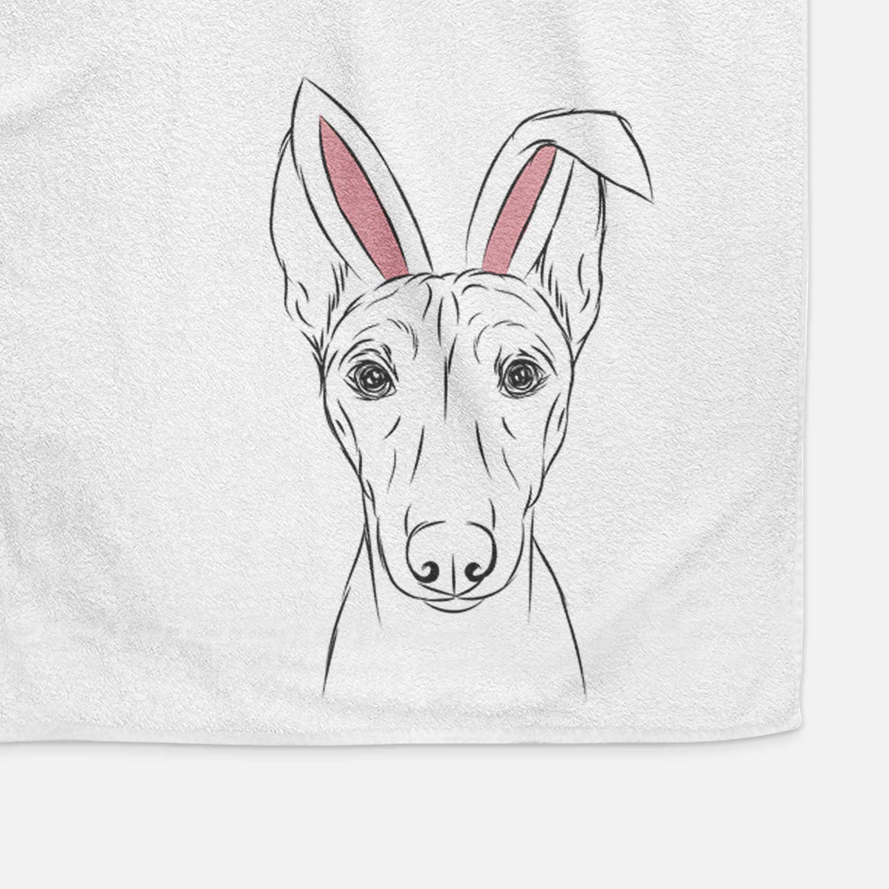 Bonsai the Basenji Decorative Hand Towel