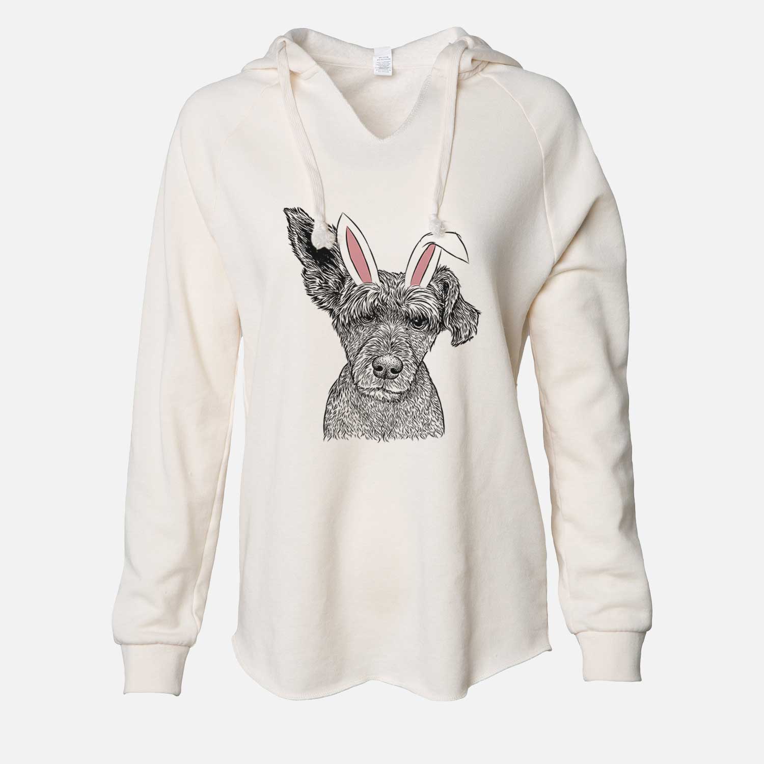 Easter Boodles the Schnauzer Mix - Cali Wave Hooded Sweatshirt