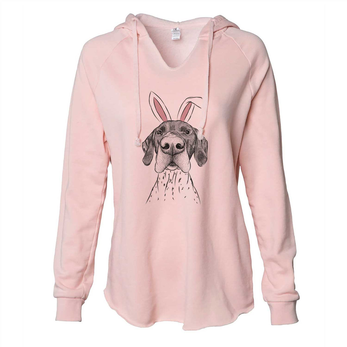 Easter Booze the German Shorthaired Pointer - Cali Wave Hooded Sweatshirt