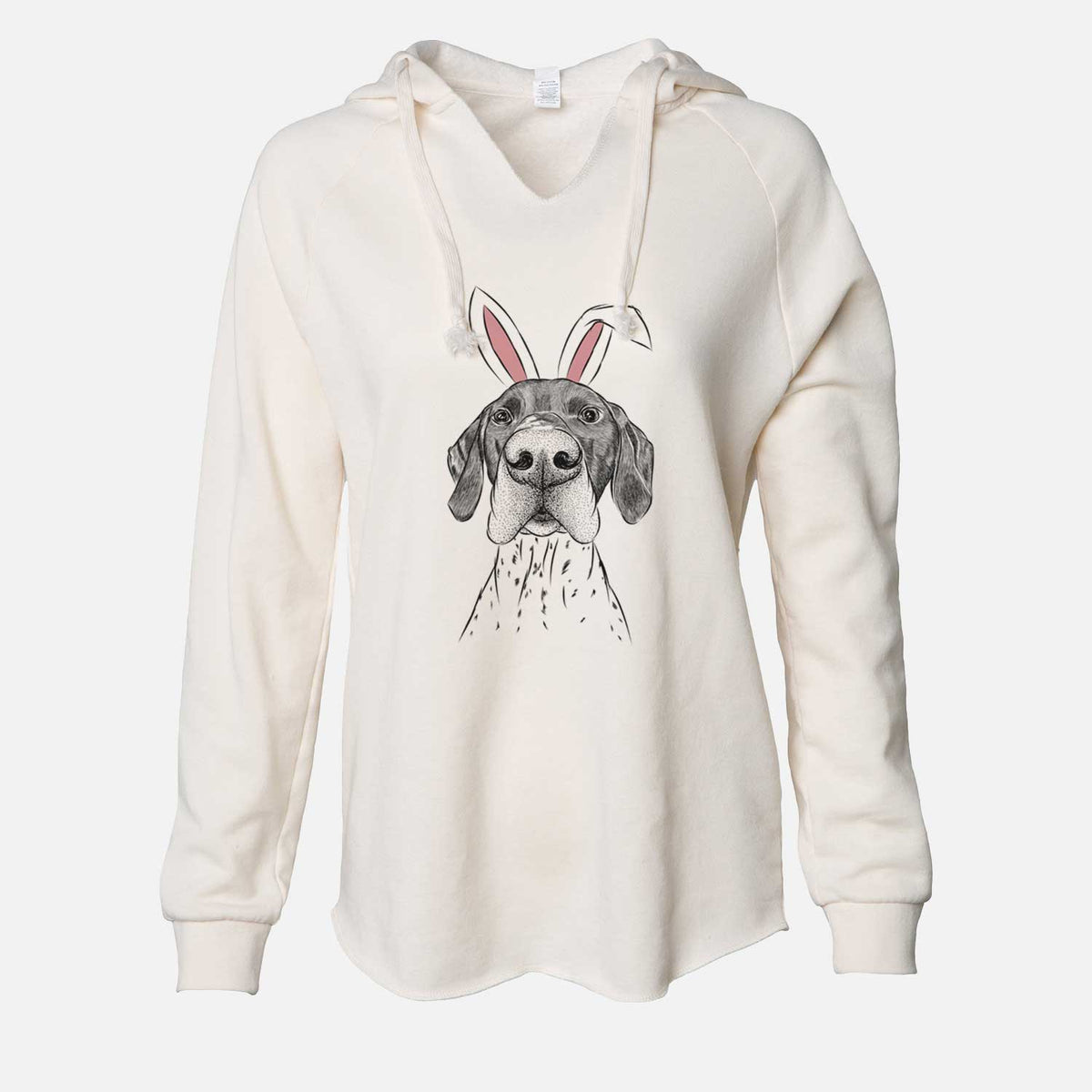 Easter Booze the German Shorthaired Pointer - Cali Wave Hooded Sweatshirt