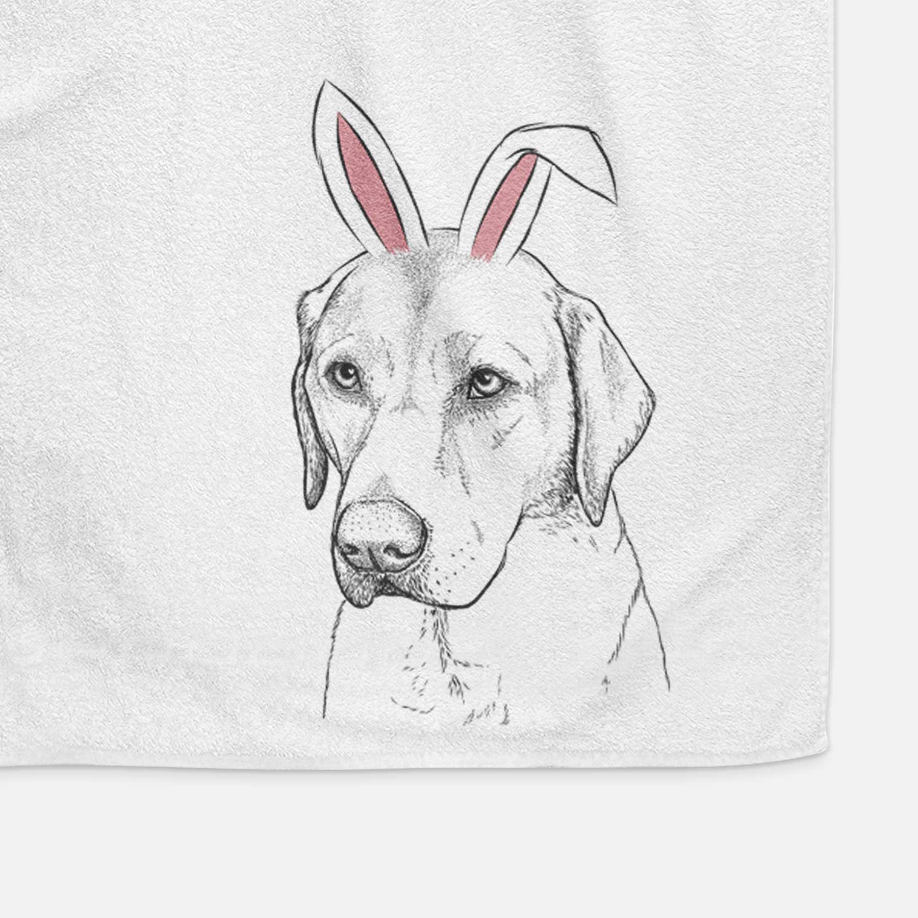 Braxton the Yellow Lab Decorative Hand Towel