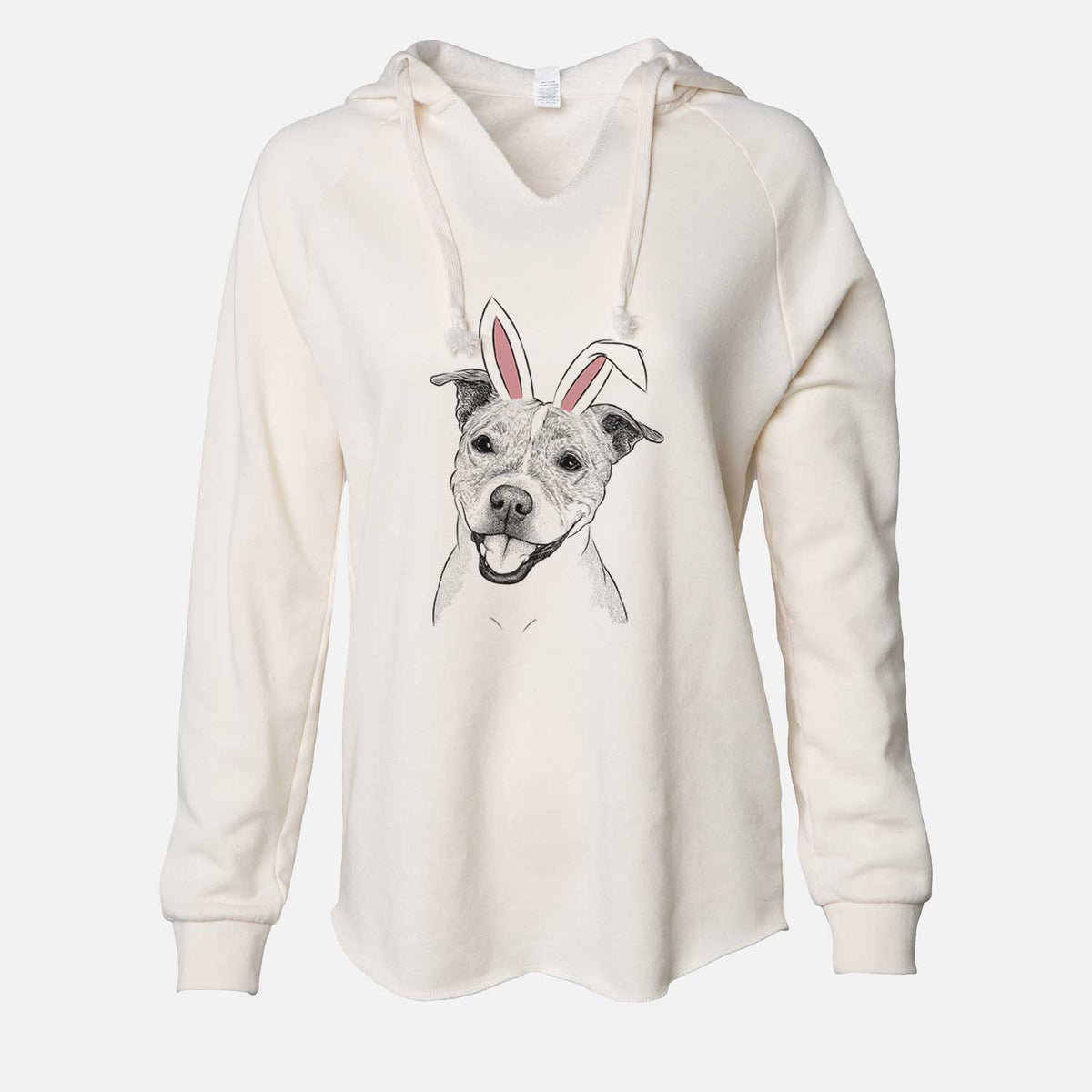 Easter BrookLyn the Staffordshire Bull Terrier - Cali Wave Hooded Sweatshirt