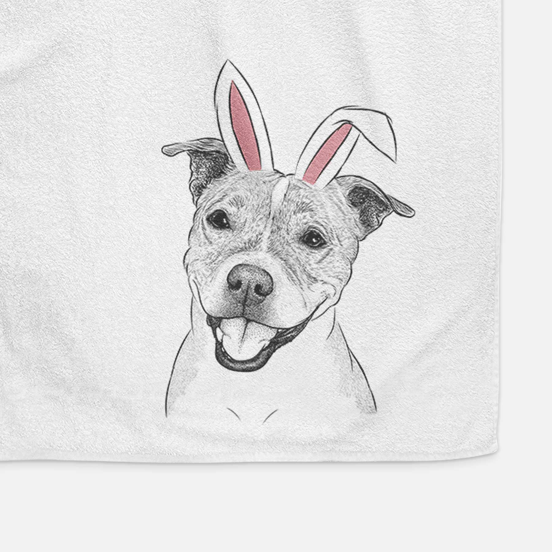 BrookLyn the Staffordshire Bull Terrier Decorative Hand Towel