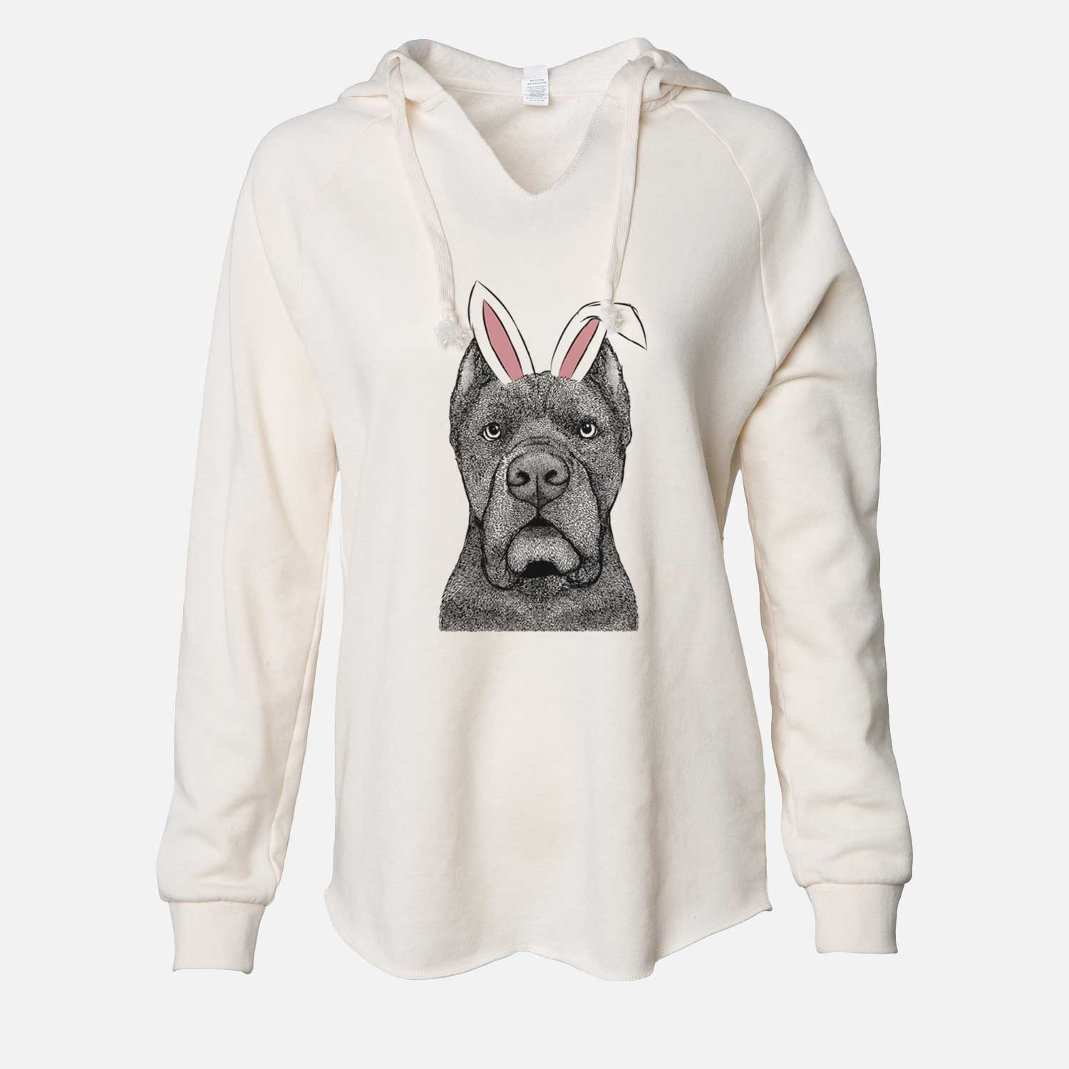 Easter Bruno the Cane Corso - Cali Wave Hooded Sweatshirt