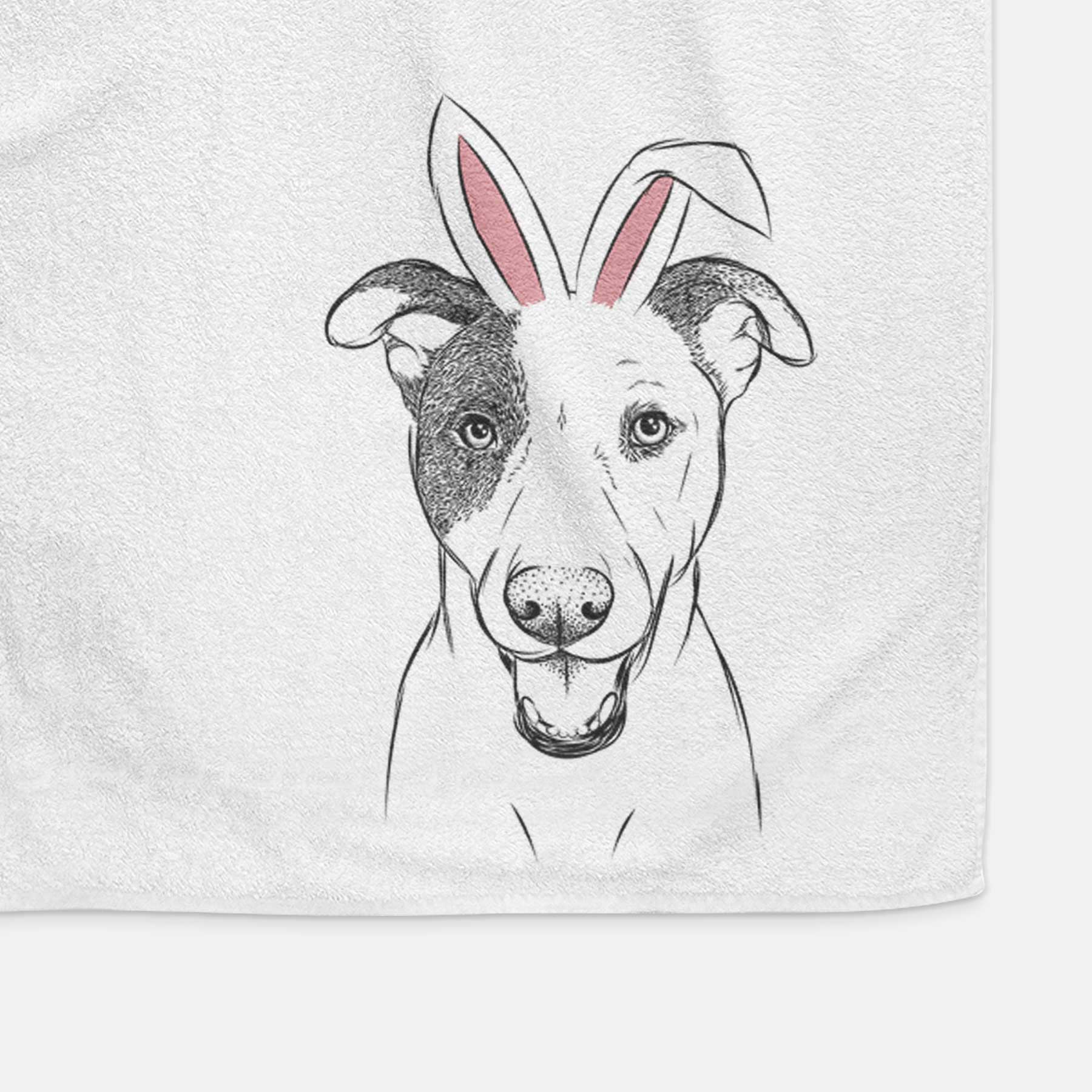 Bucky the Mixed Breed Decorative Hand Towel