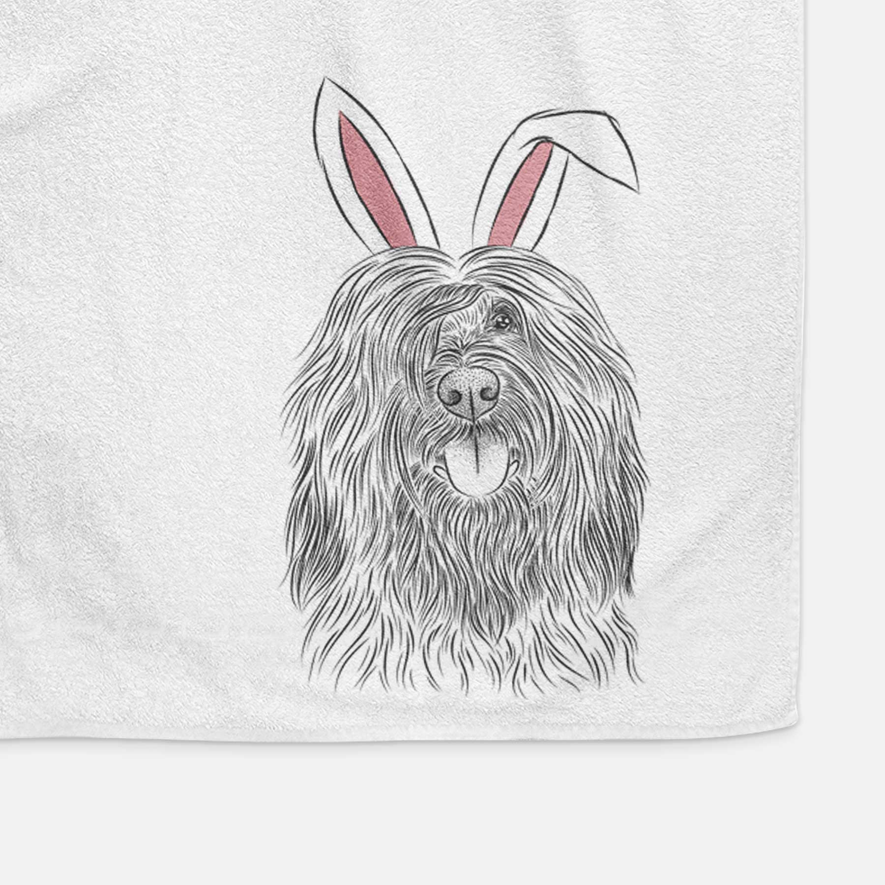 Bundy the Briard Decorative Hand Towel