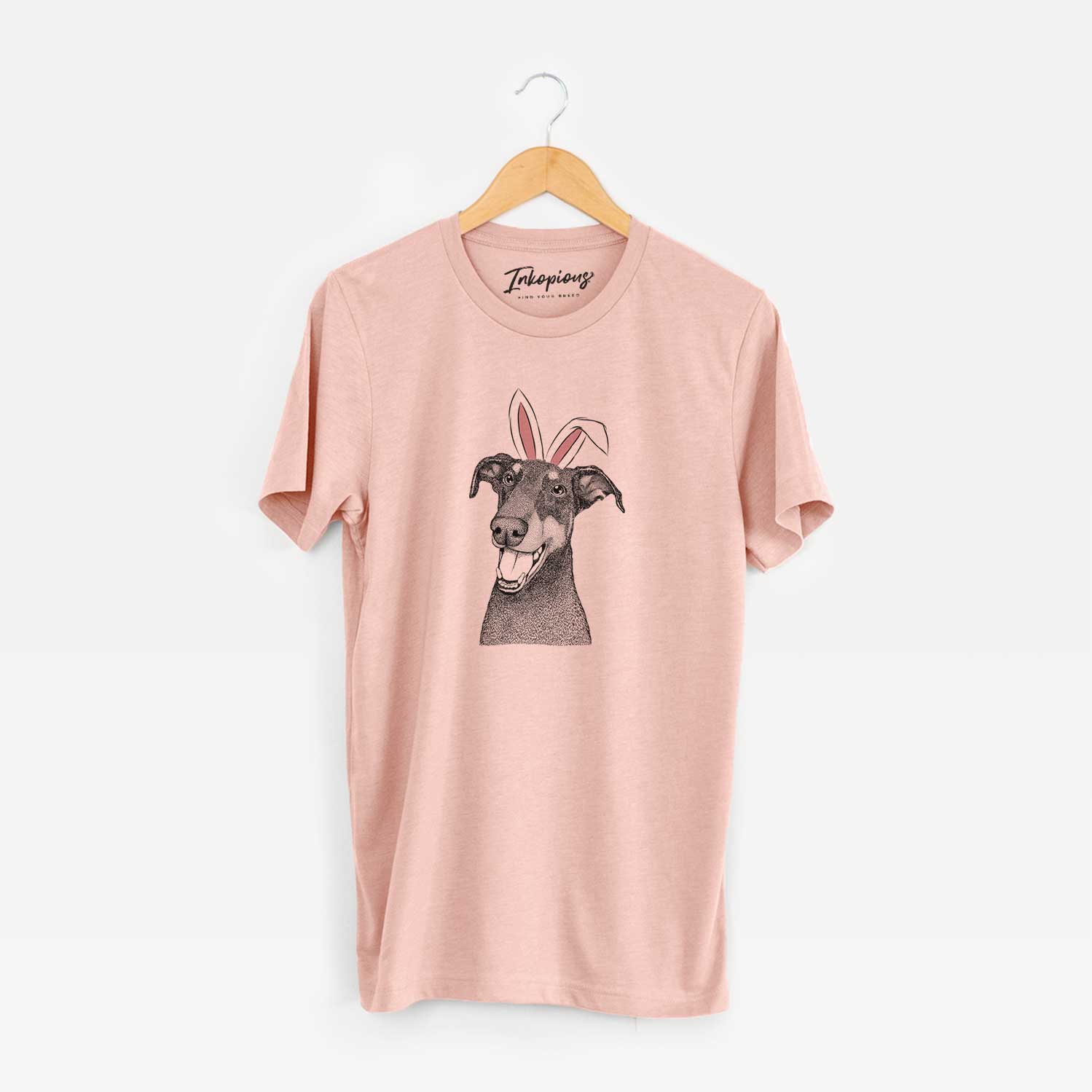 Easter Bunnie the Doberman Pinscher - Unisex Crewneck