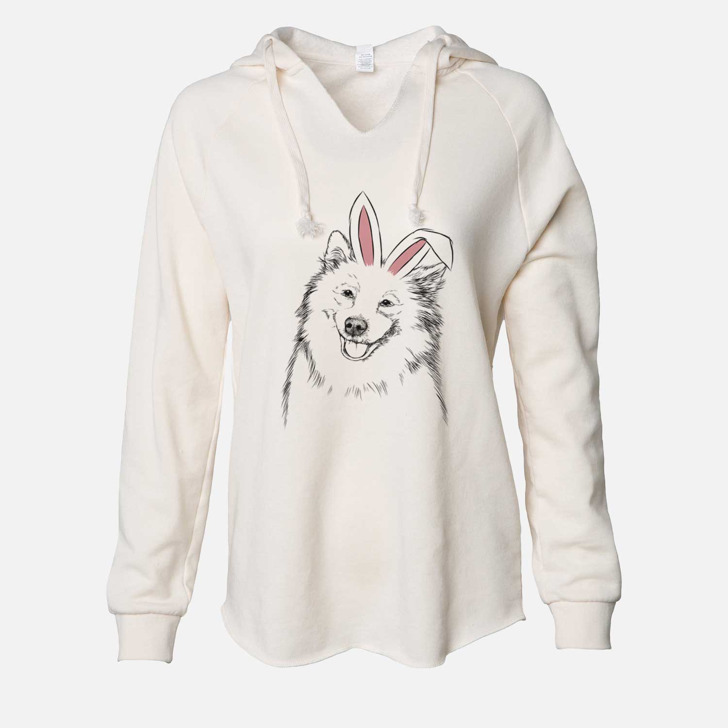 Easter Caico the Samoyed - Cali Wave Hooded Sweatshirt