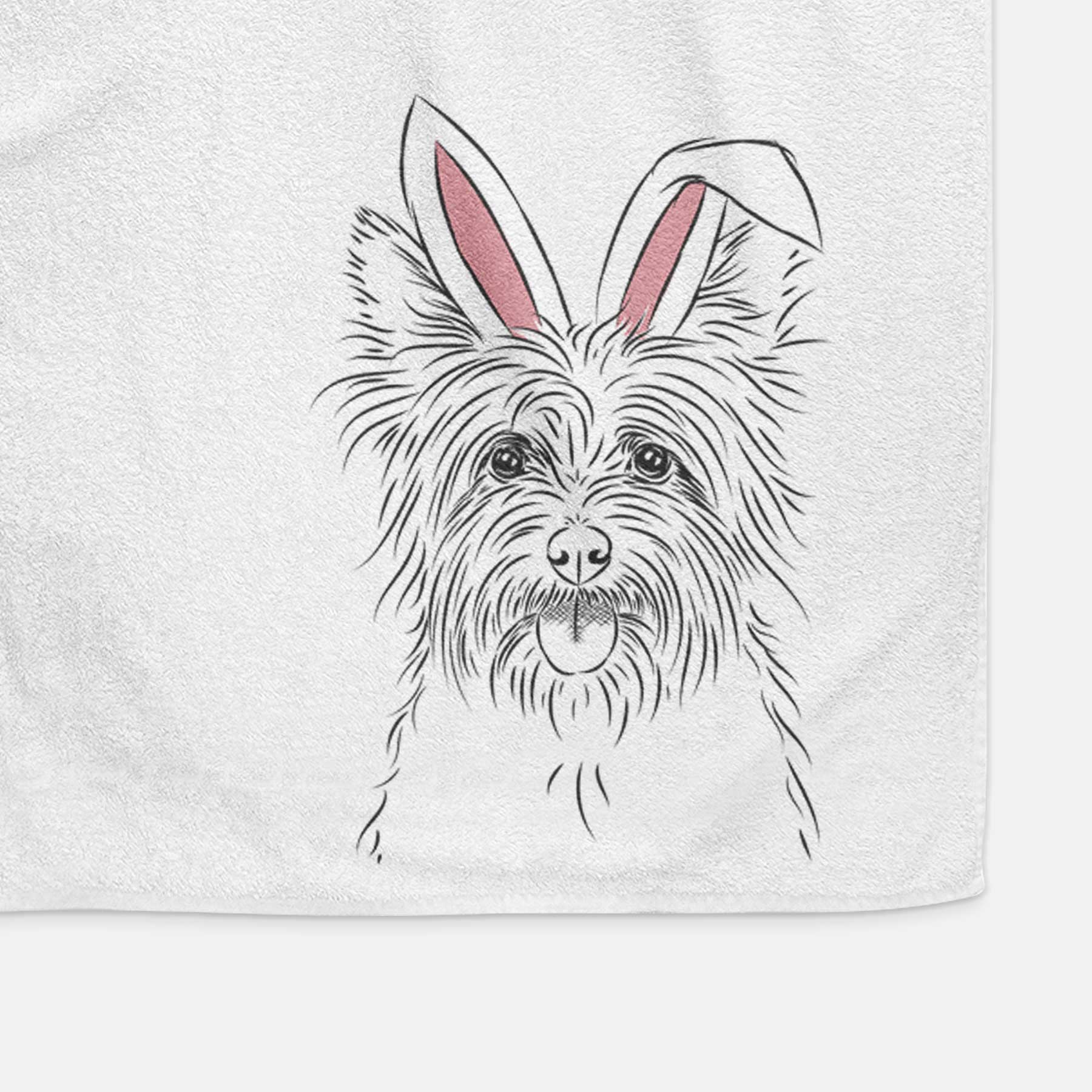 Calum the Cairn Terrier Decorative Hand Towel