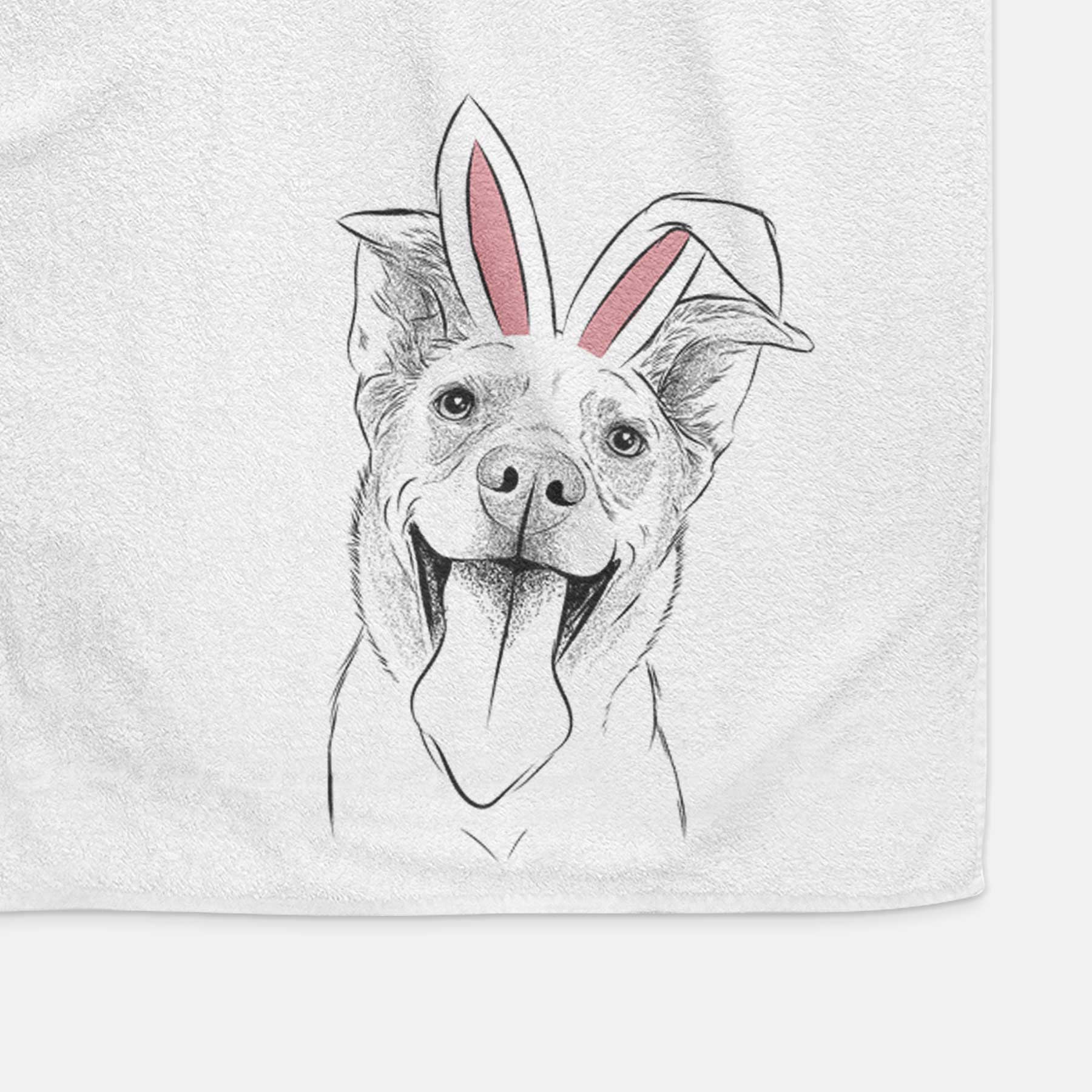 Candy the Mixed Breed Decorative Hand Towel