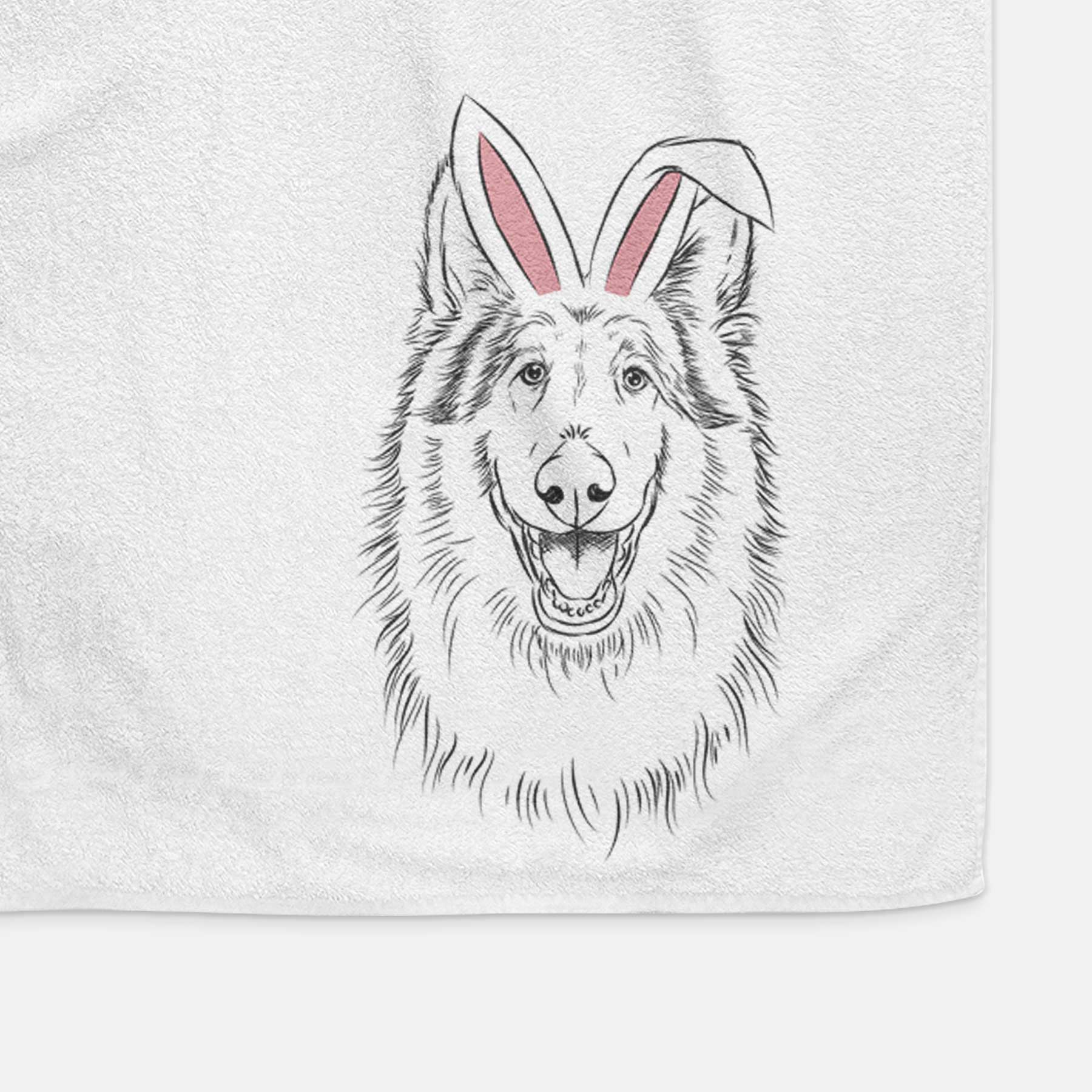 Cannon the Rough Collie Decorative Hand Towel