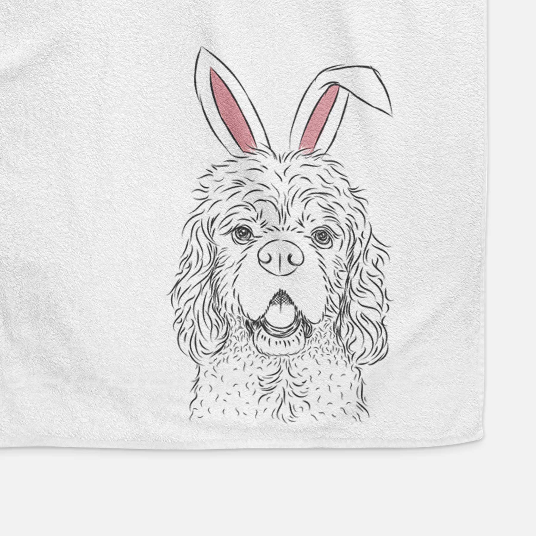 Casey the American Cocker Spaniel Decorative Hand Towel