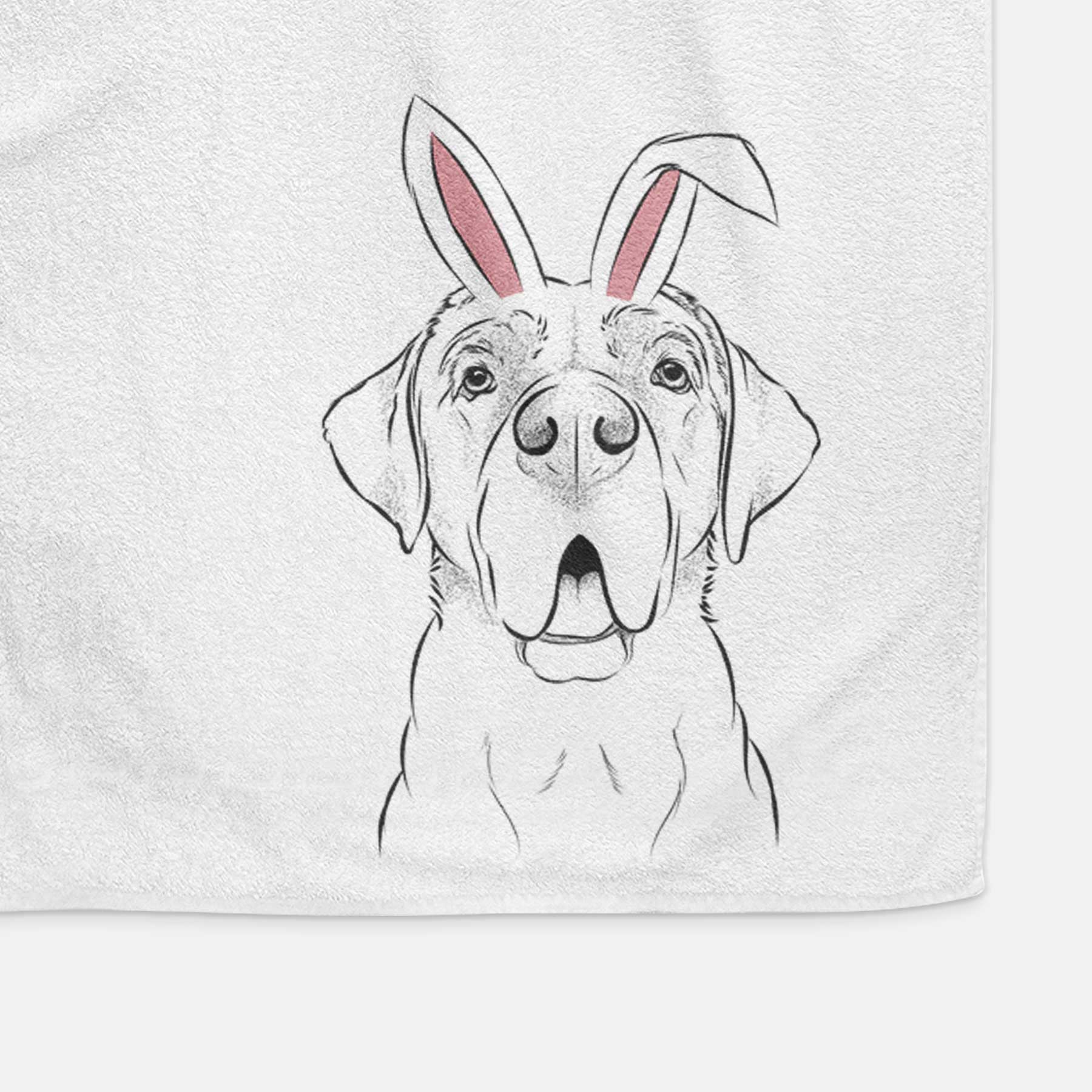 Ceasar the Labrador Hound Mix Decorative Hand Towel