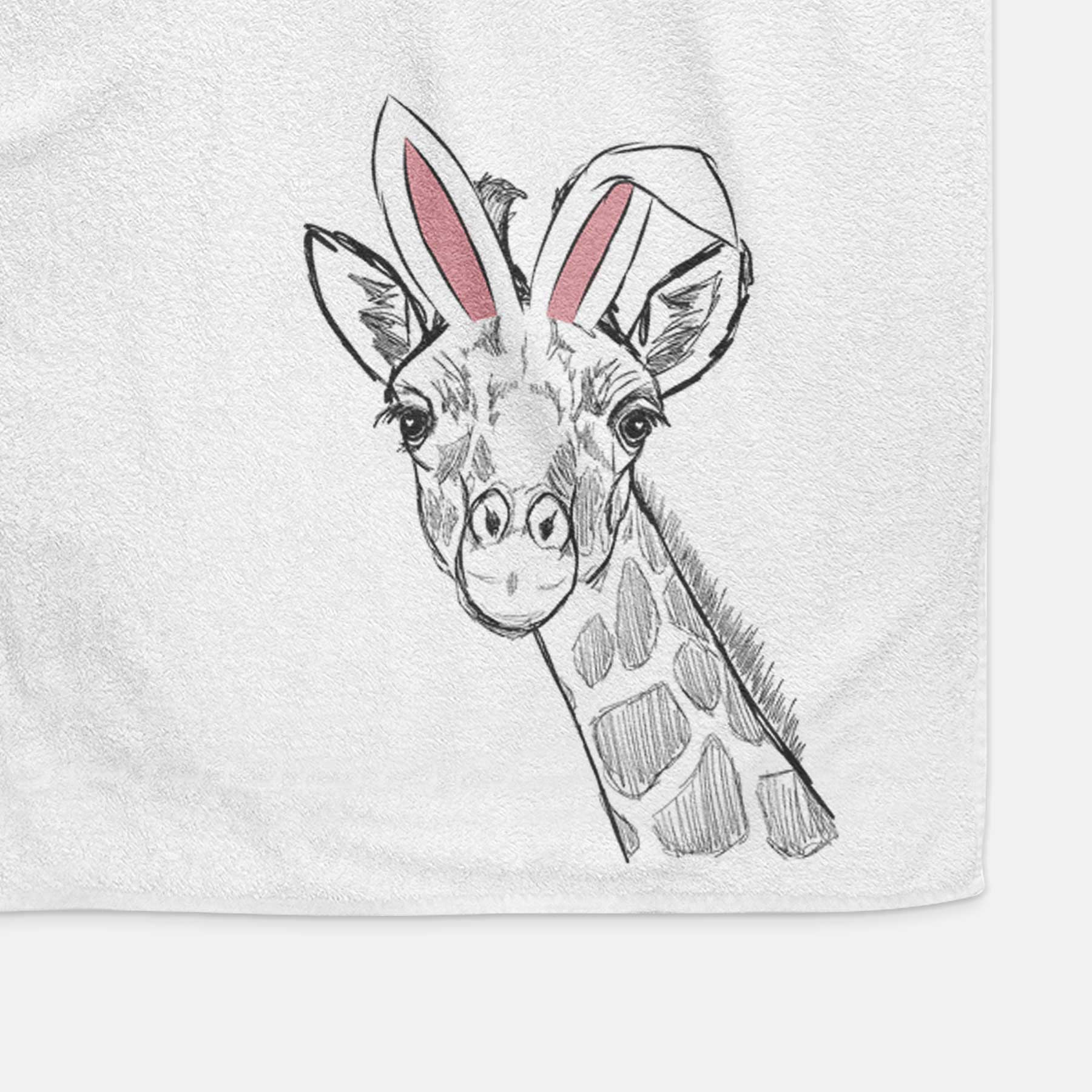 Cedrick the Giraffe Decorative Hand Towel