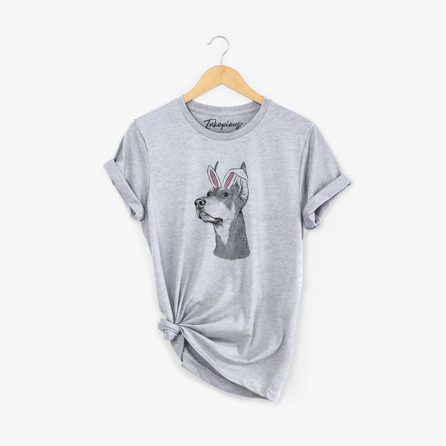 Easter Cenza the Doberman Pinscher - Unisex Crewneck