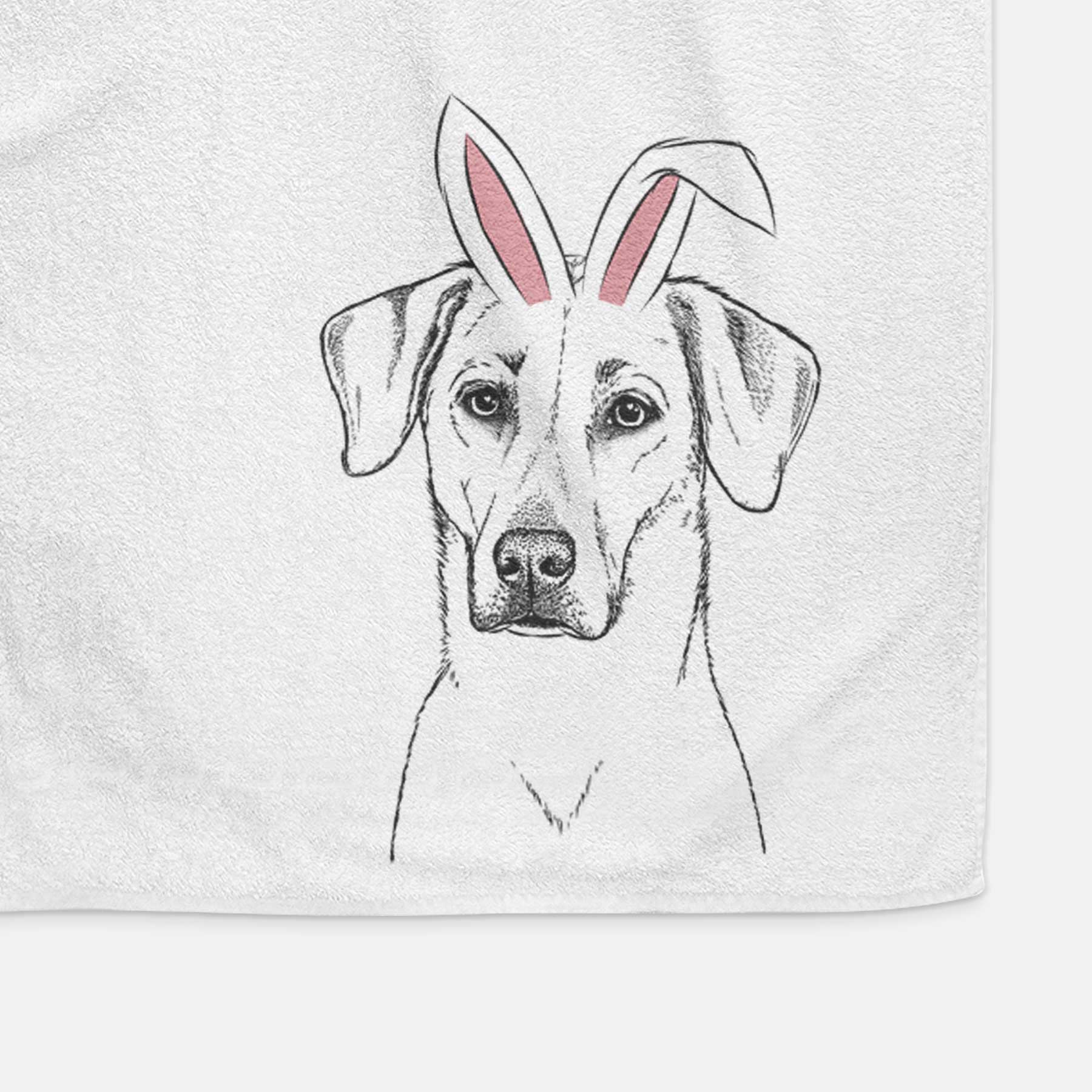 Charlie Girl the Yellow Lab Decorative Hand Towel