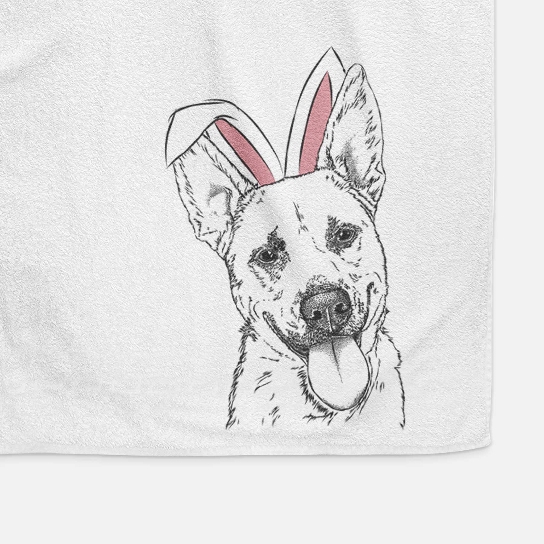 Charlie the Mixed Breed Decorative Hand Towel