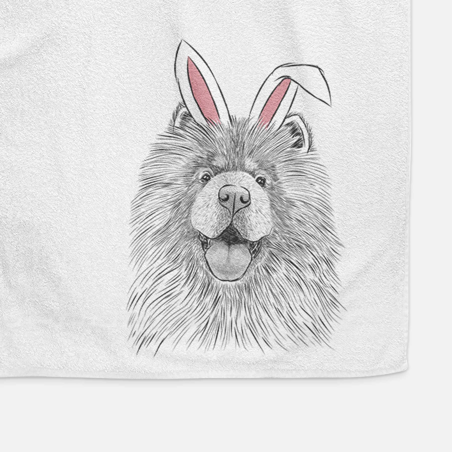 Charming Charlie the Chow Chow Decorative Hand Towel