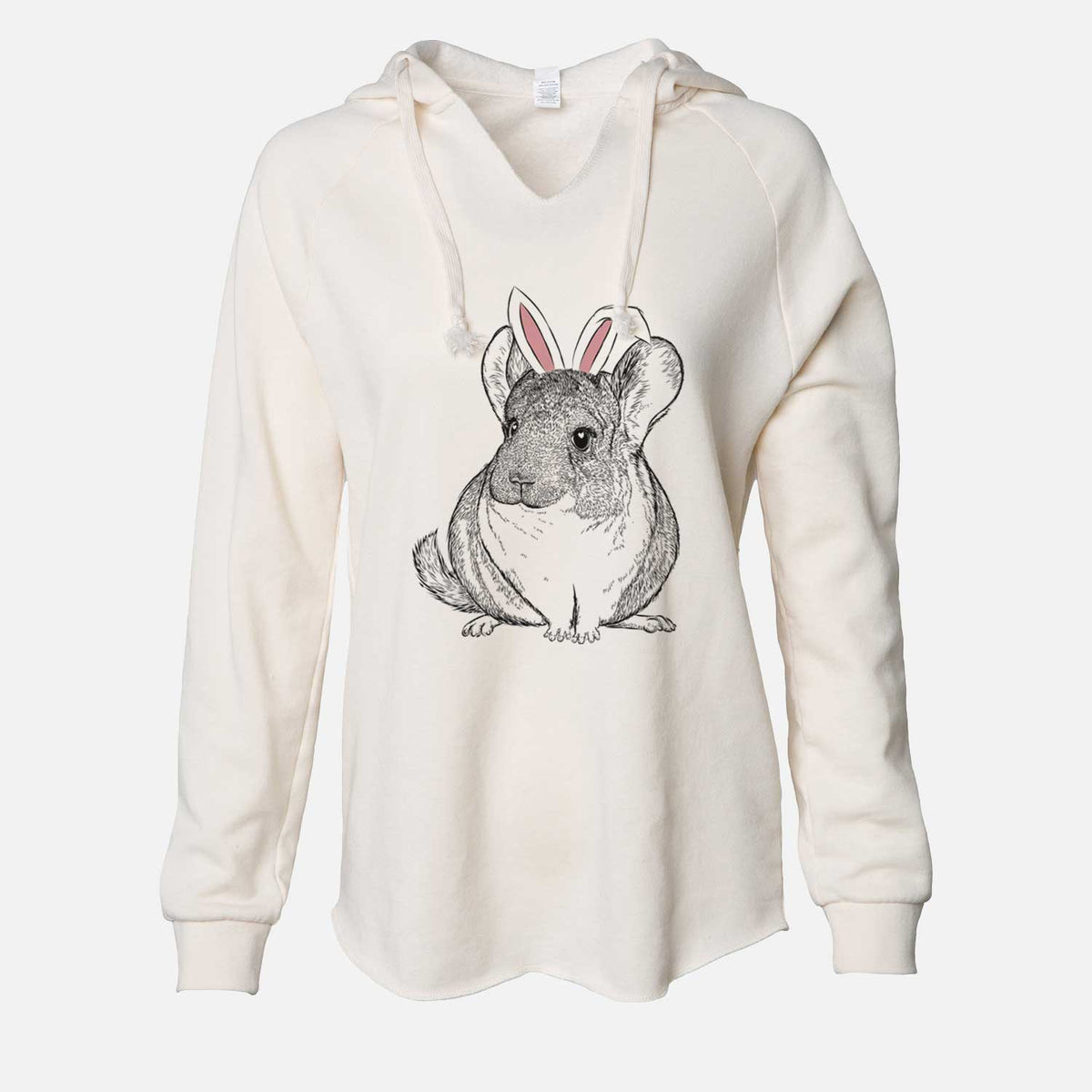 Easter Cheddar the Chinchilla - Cali Wave Hooded Sweatshirt