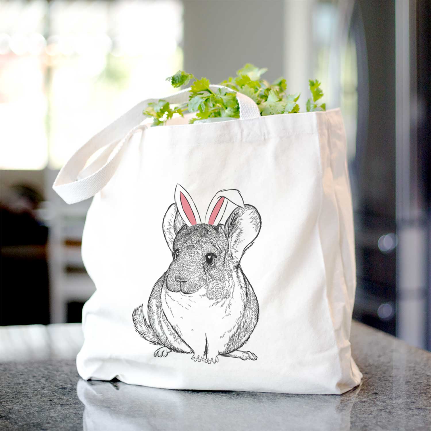 Cheddar the Chinchilla - Tote Bag