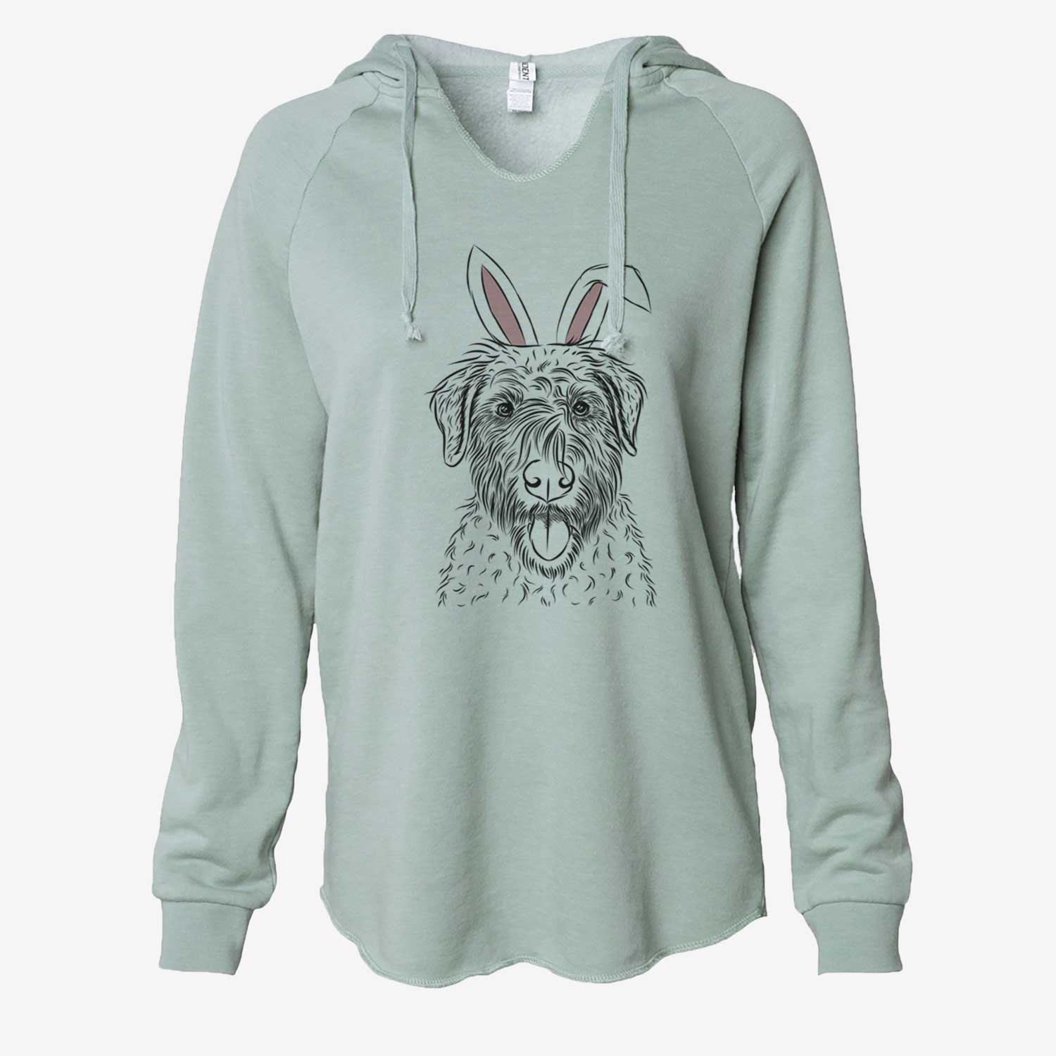 Easter Chester the Soft Coated Wheaten Terrier - Cali Wave Hooded Sweatshirt