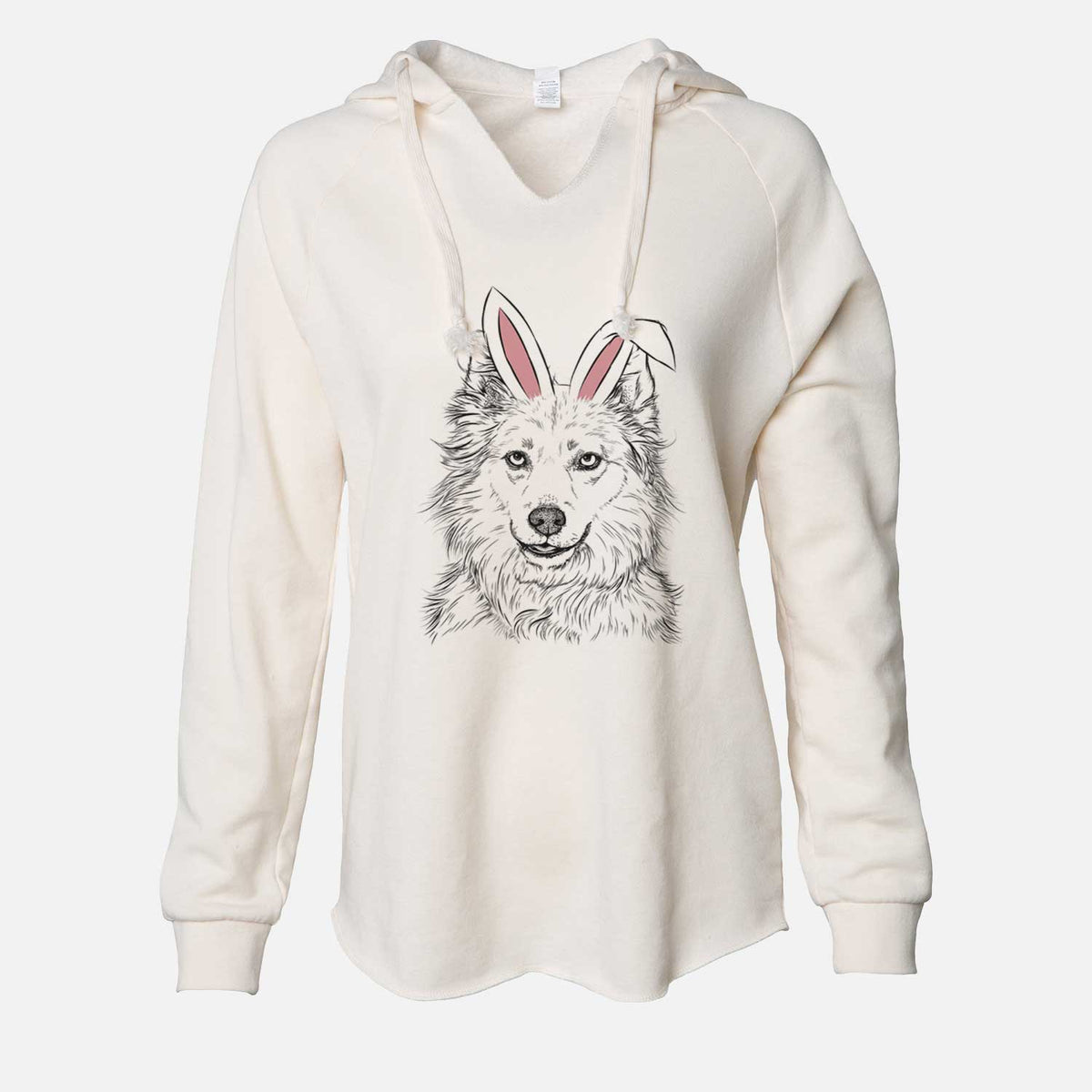 Easter Chia the Samoyed Husky Mix - Cali Wave Hooded Sweatshirt