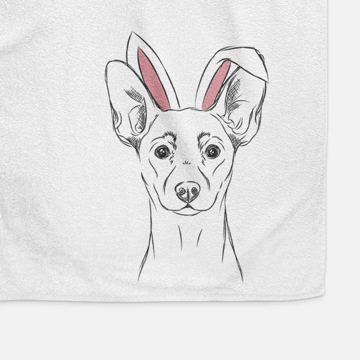 Chillie the Mini Pinscher Decorative Hand Towel