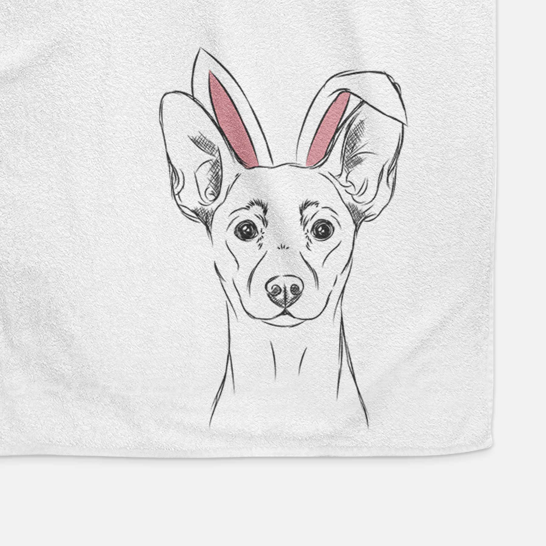 Chillie the Mini Pinscher Decorative Hand Towel