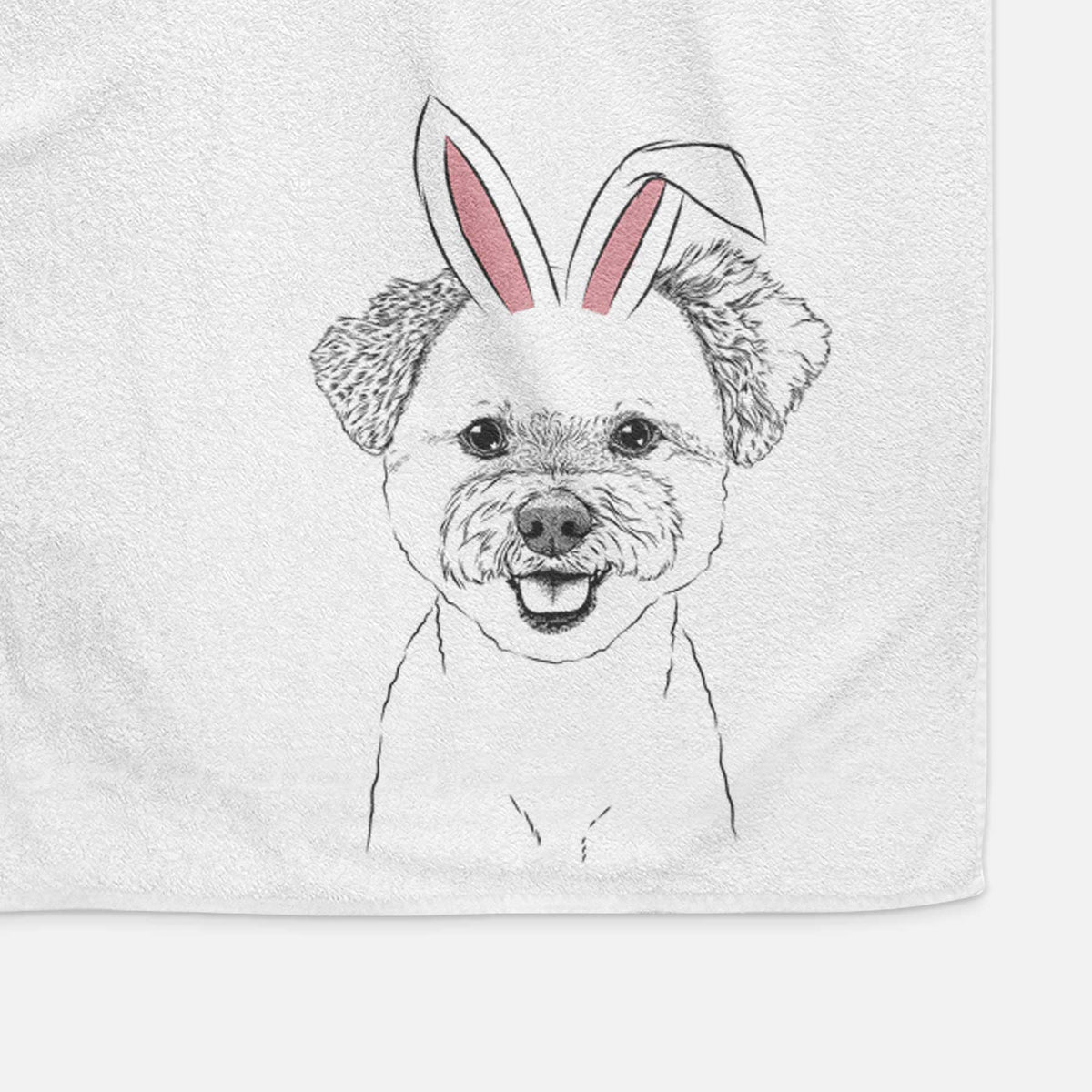 Chippy the Mixed Breed Decorative Hand Towel