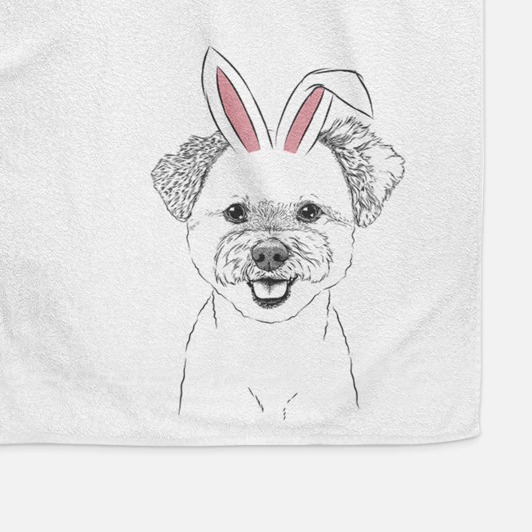 Chippy the Mixed Breed Decorative Hand Towel