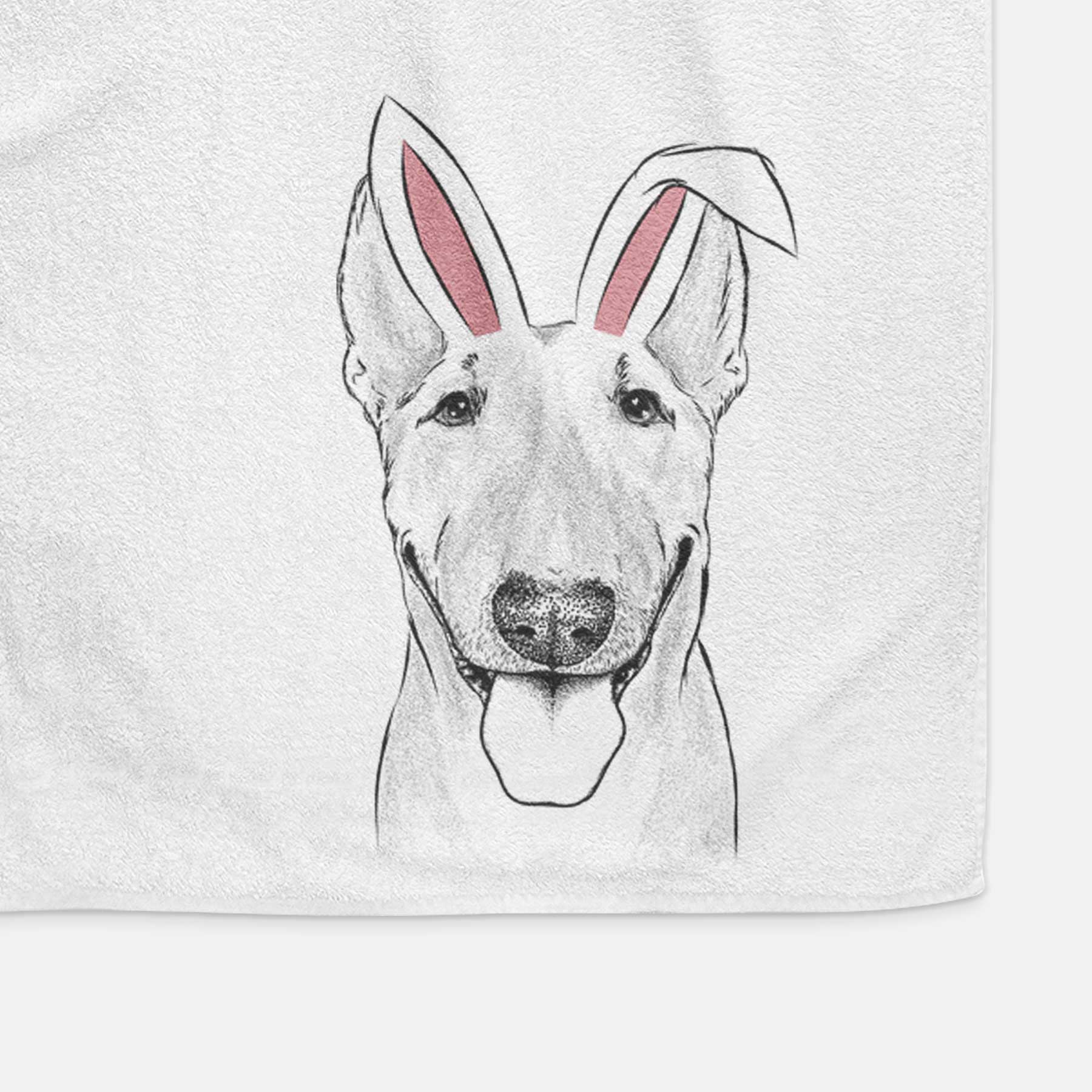 Chloe the Bull Terrier Decorative Hand Towel