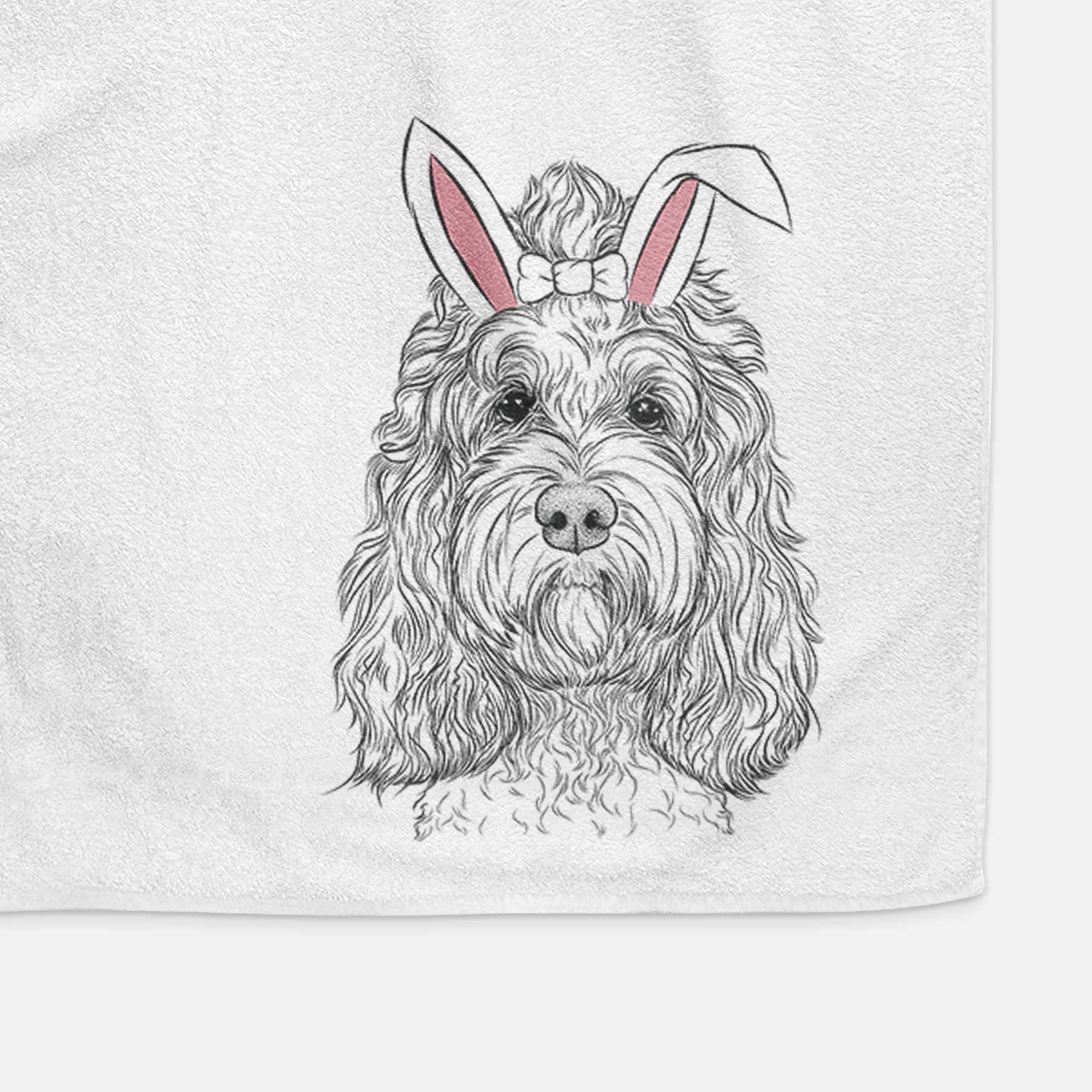 Chloe the Cockapoo Decorative Hand Towel