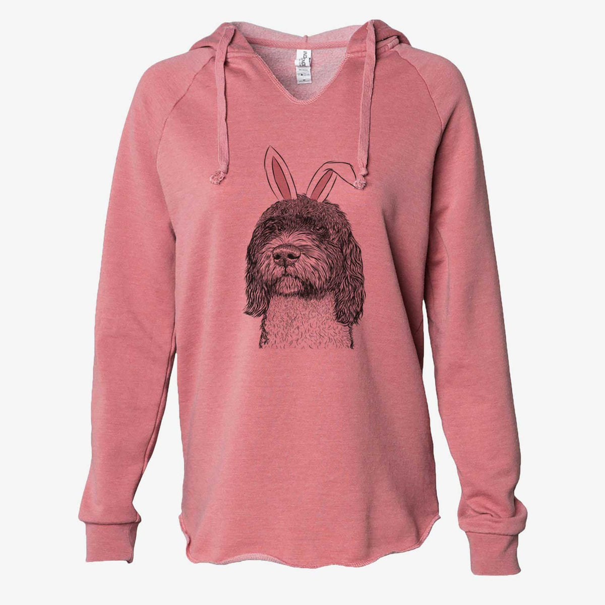Easter Chris the Portuguese Water Dog - Cali Wave Hooded Sweatshirt