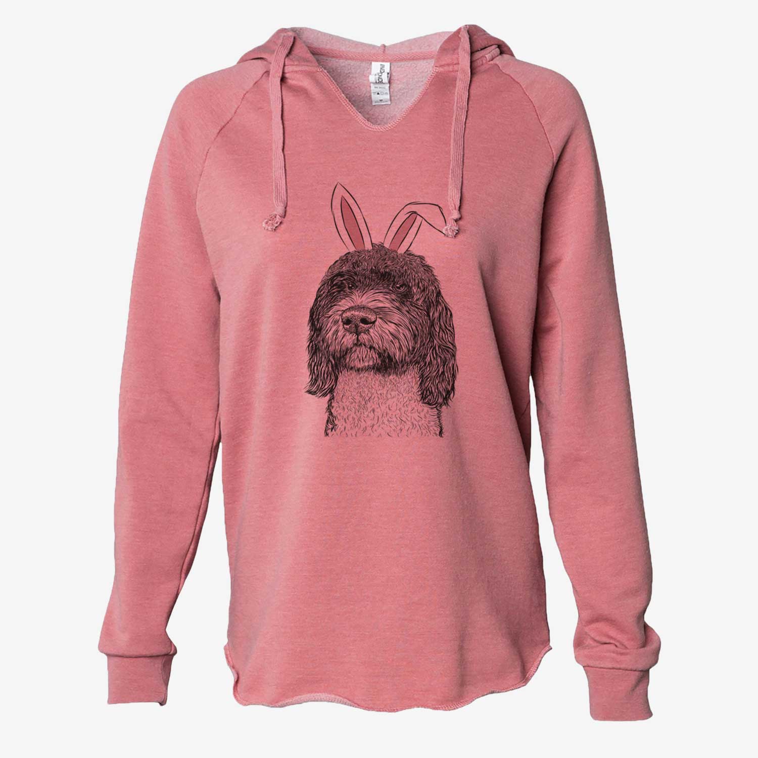 Easter Chris the Portuguese Water Dog - Cali Wave Hooded Sweatshirt