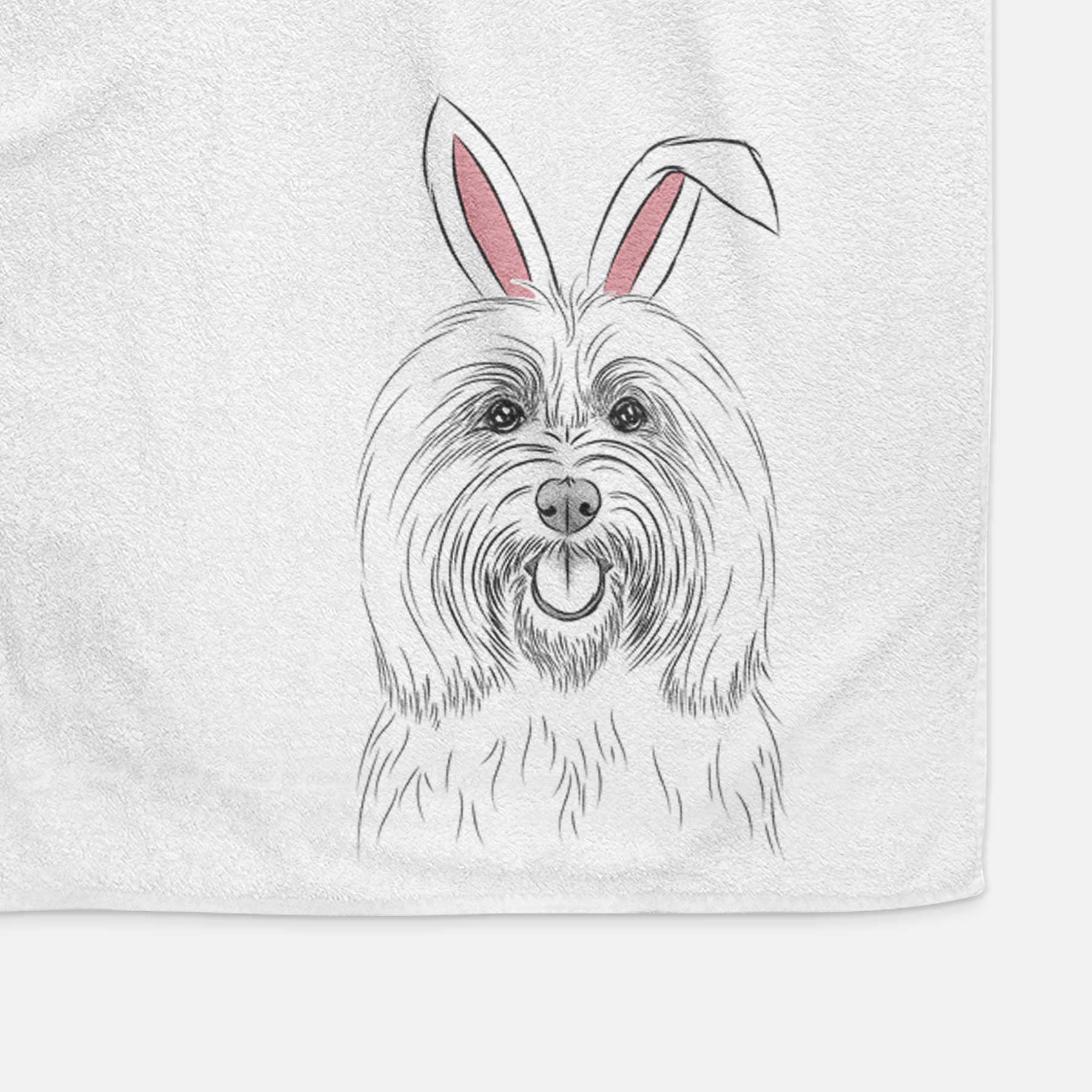 Claude the Coton de Tulear Decorative Hand Towel