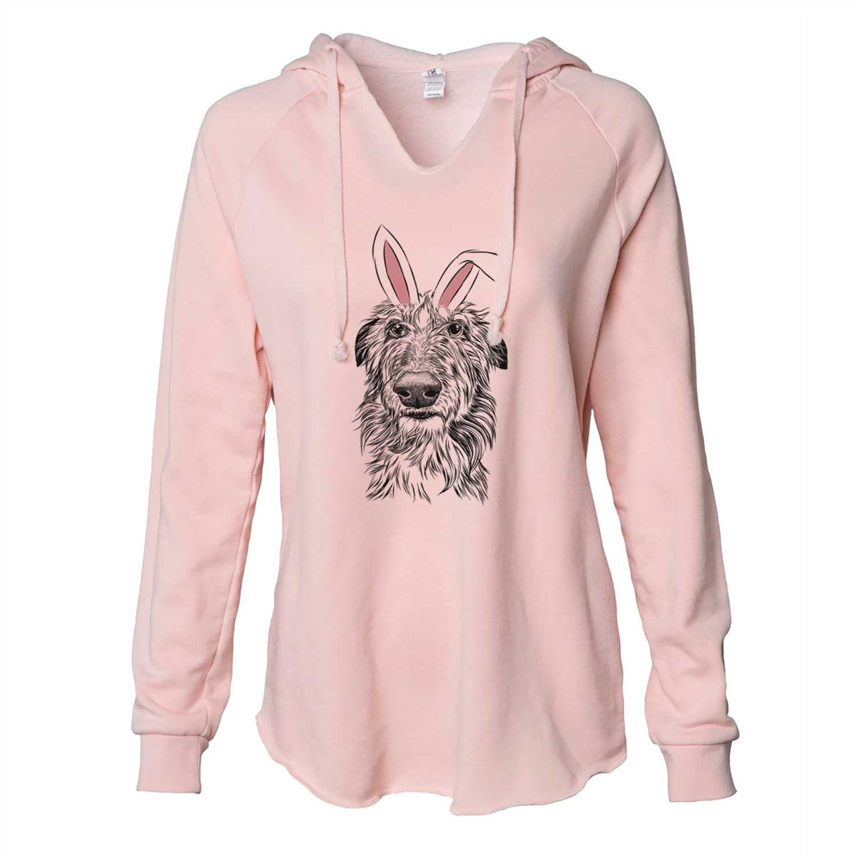 Easter Cleod the Scottish Deerhound - Cali Wave Hooded Sweatshirt