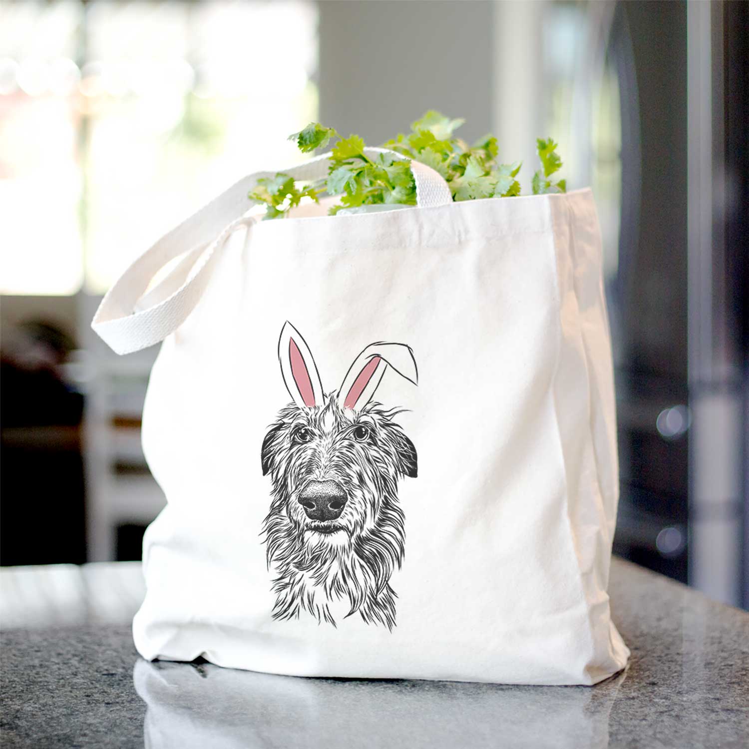 Cleod the Scottish Deerhound - Tote Bag