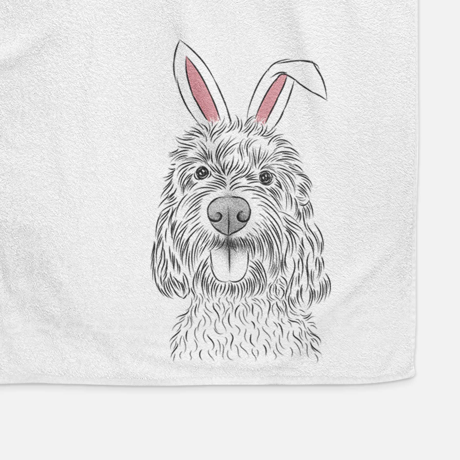 Clover the Cockapoo Decorative Hand Towel