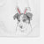 Coco the Beagle Mix Decorative Hand Towel