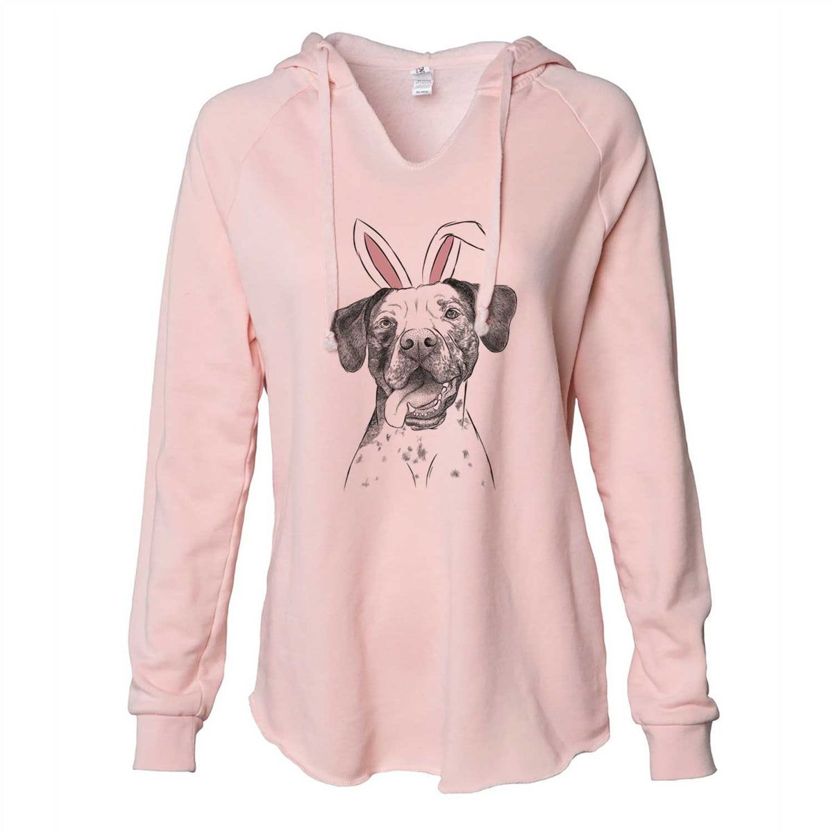 Easter Cola the Catahoula - Cali Wave Hooded Sweatshirt