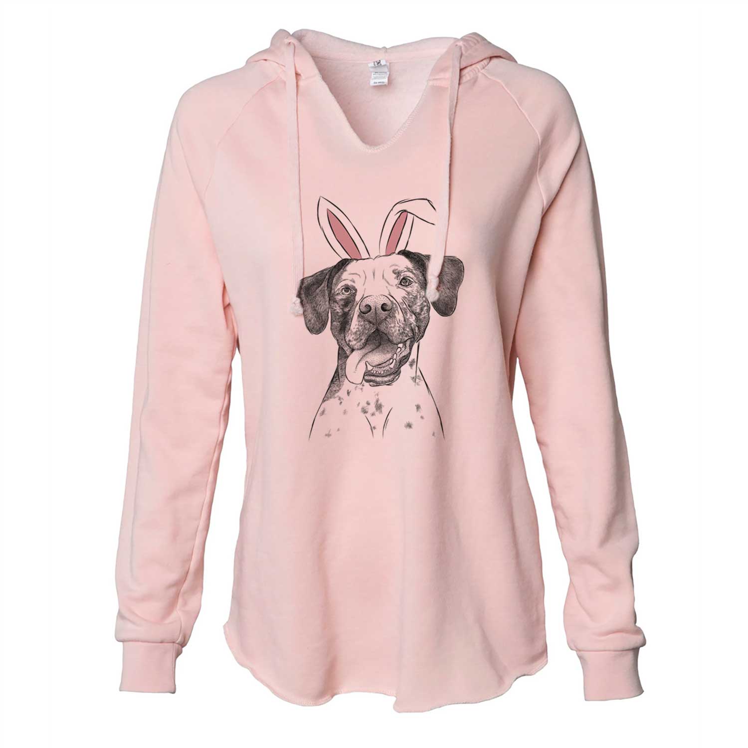 Easter Cola the Catahoula - Cali Wave Hooded Sweatshirt