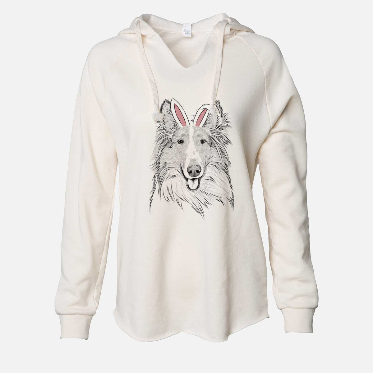 Easter Conrad the Rough Collie - Cali Wave Hooded Sweatshirt