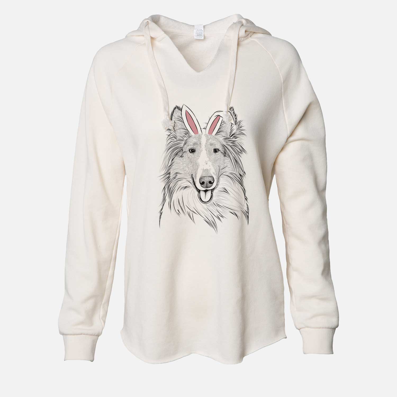 Easter Conrad the Rough Collie - Cali Wave Hooded Sweatshirt