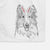 Conrad the Rough Collie Decorative Hand Towel