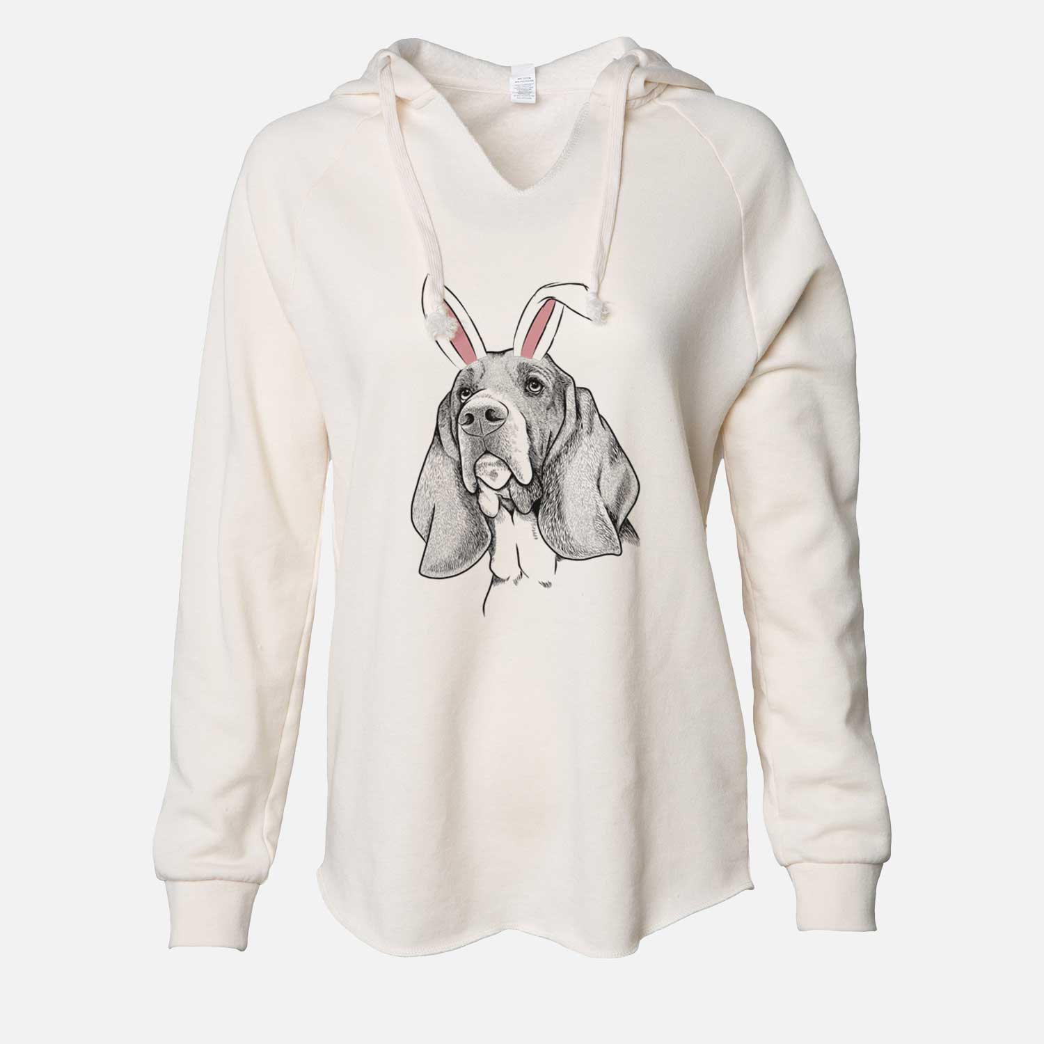 Easter Cooper the Basset Hound - Cali Wave Hooded Sweatshirt